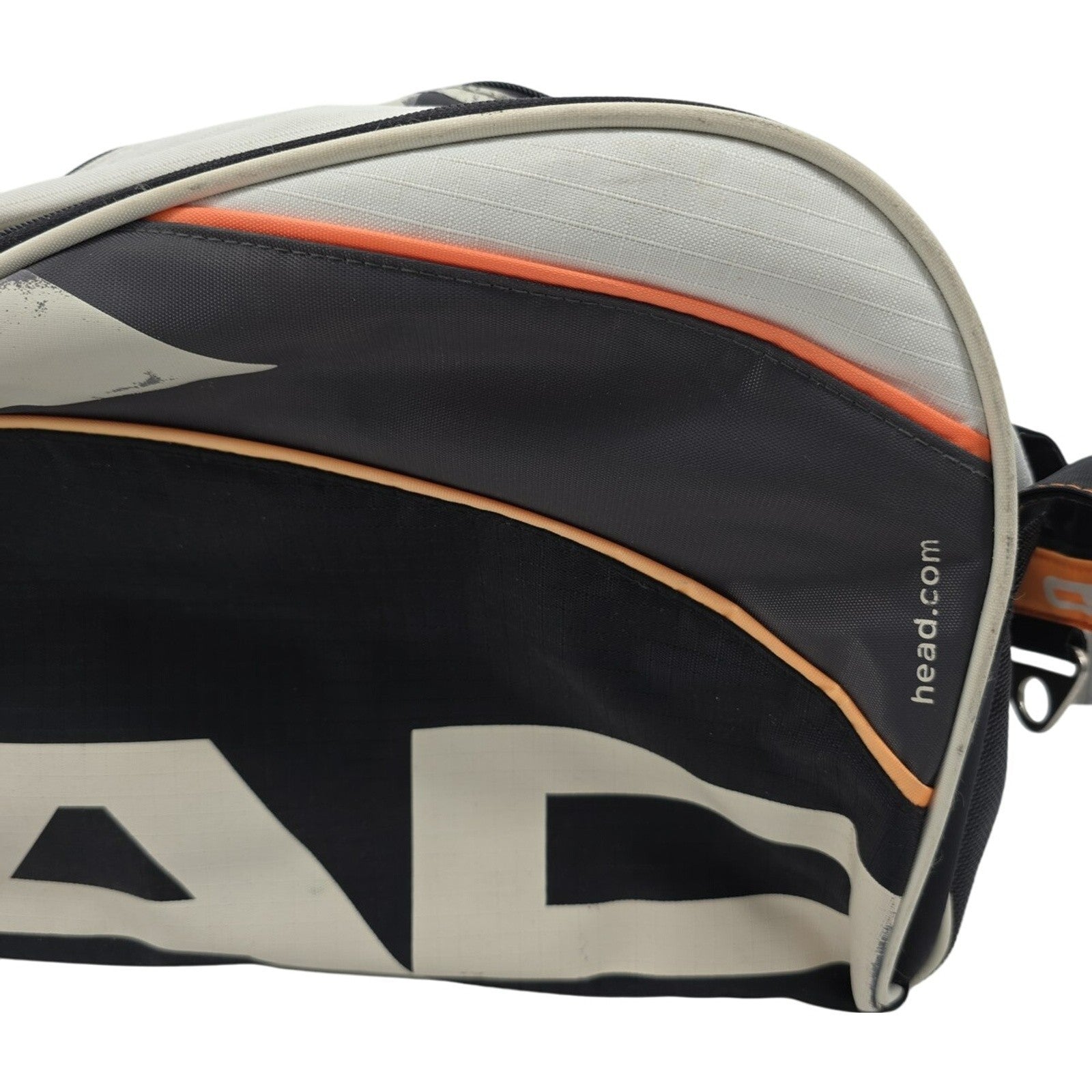 HEAD Tour Team Tennis Racquet Bag – Black/White – 3-6 Racquet Capacity 30"