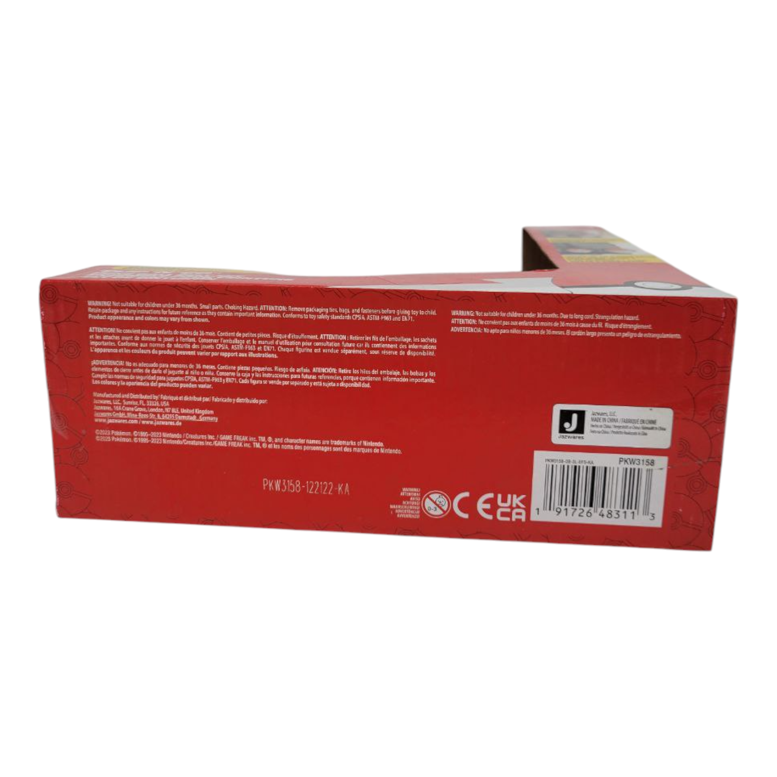 Pokemon Clip N Go Poke Ball Belt and 2" Scorbunny Battle Action Figure Set