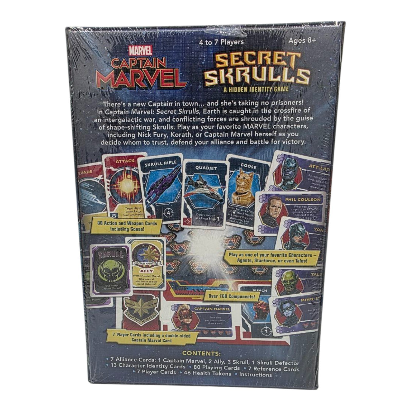 Marvel Captain Marvel Secret Skrulls Hidden Identity Game by USAopoly Board Game