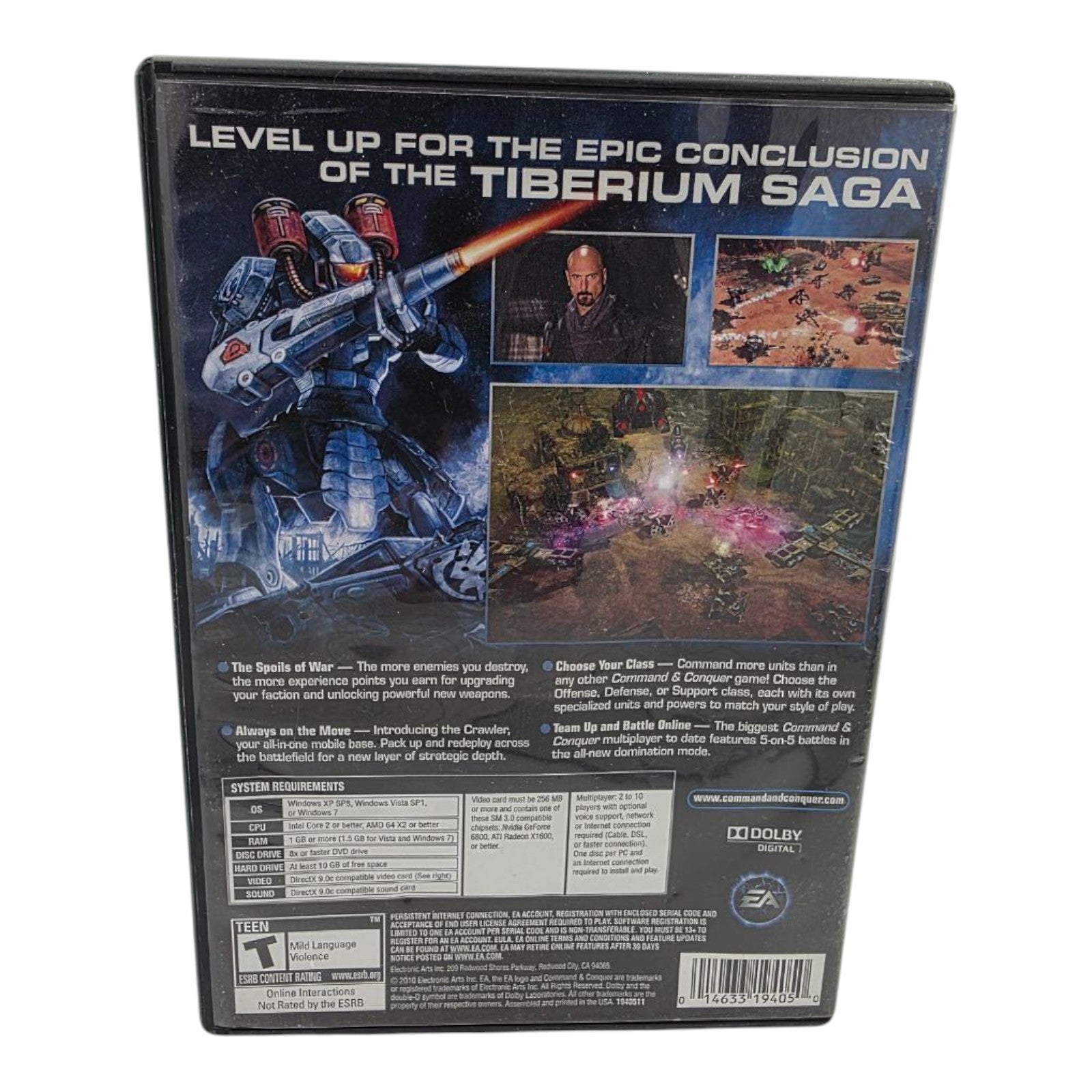 Command & Conquer 4 Tiberian Twilight PC DVD ROM Game Complete Tested 2010