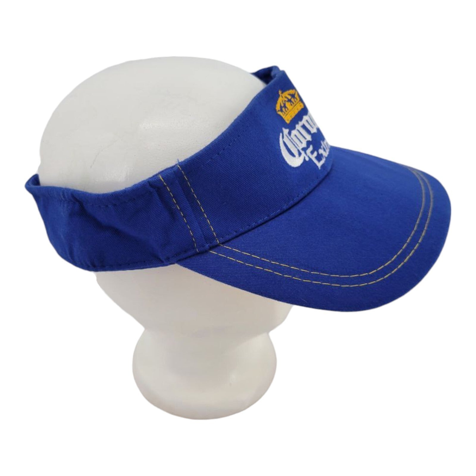 Corona Extra Beer Visor Blue Adjustable Sun Protection Sun Hat Beach Golf Cap