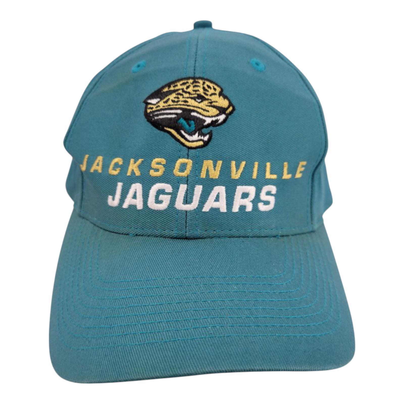Jacksonville Jaguars NFL Teal Adjustable Strapback Hat One Size Fits All RN 6942