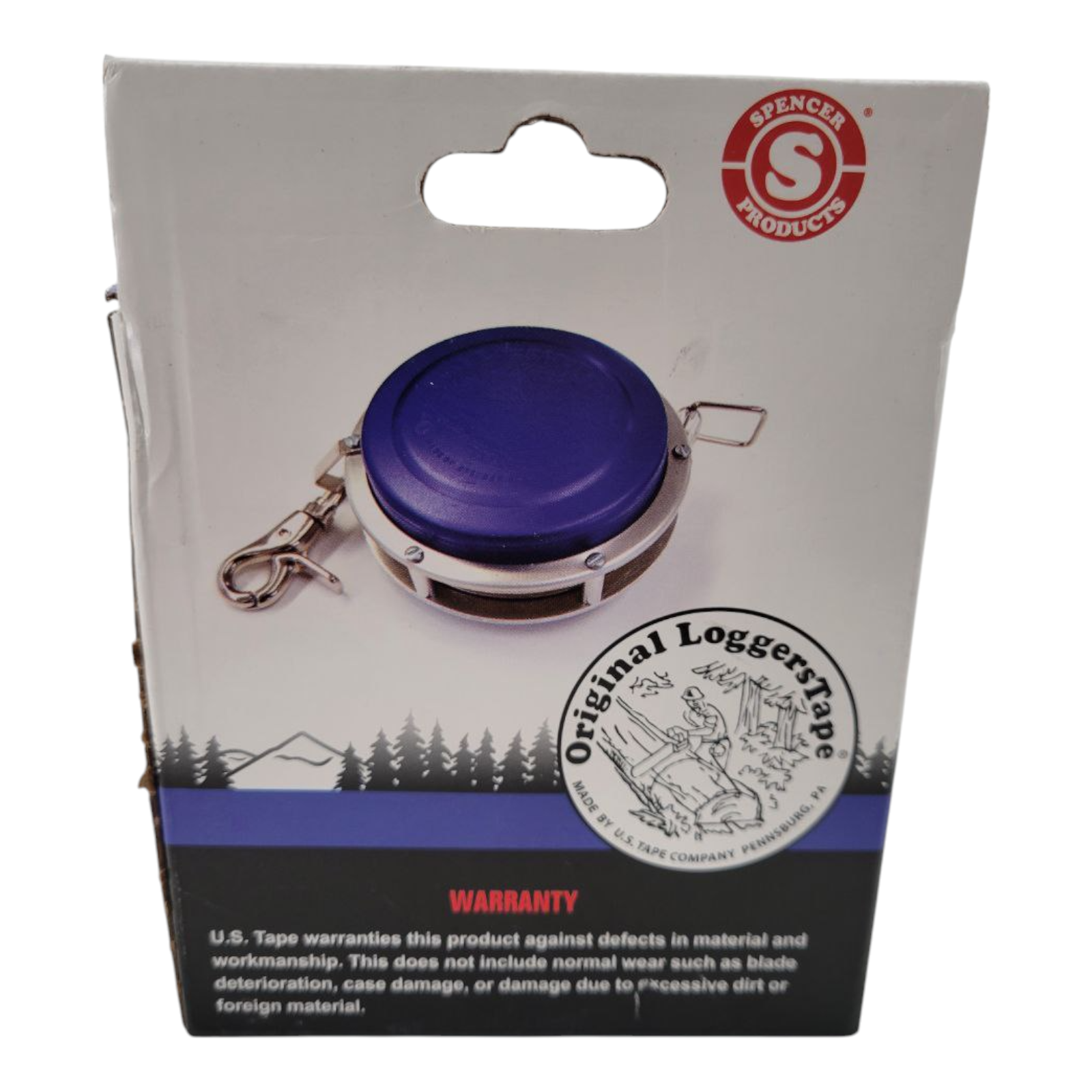 Spencer 75´ English Loggers Tapes with Loop End Model 975DC