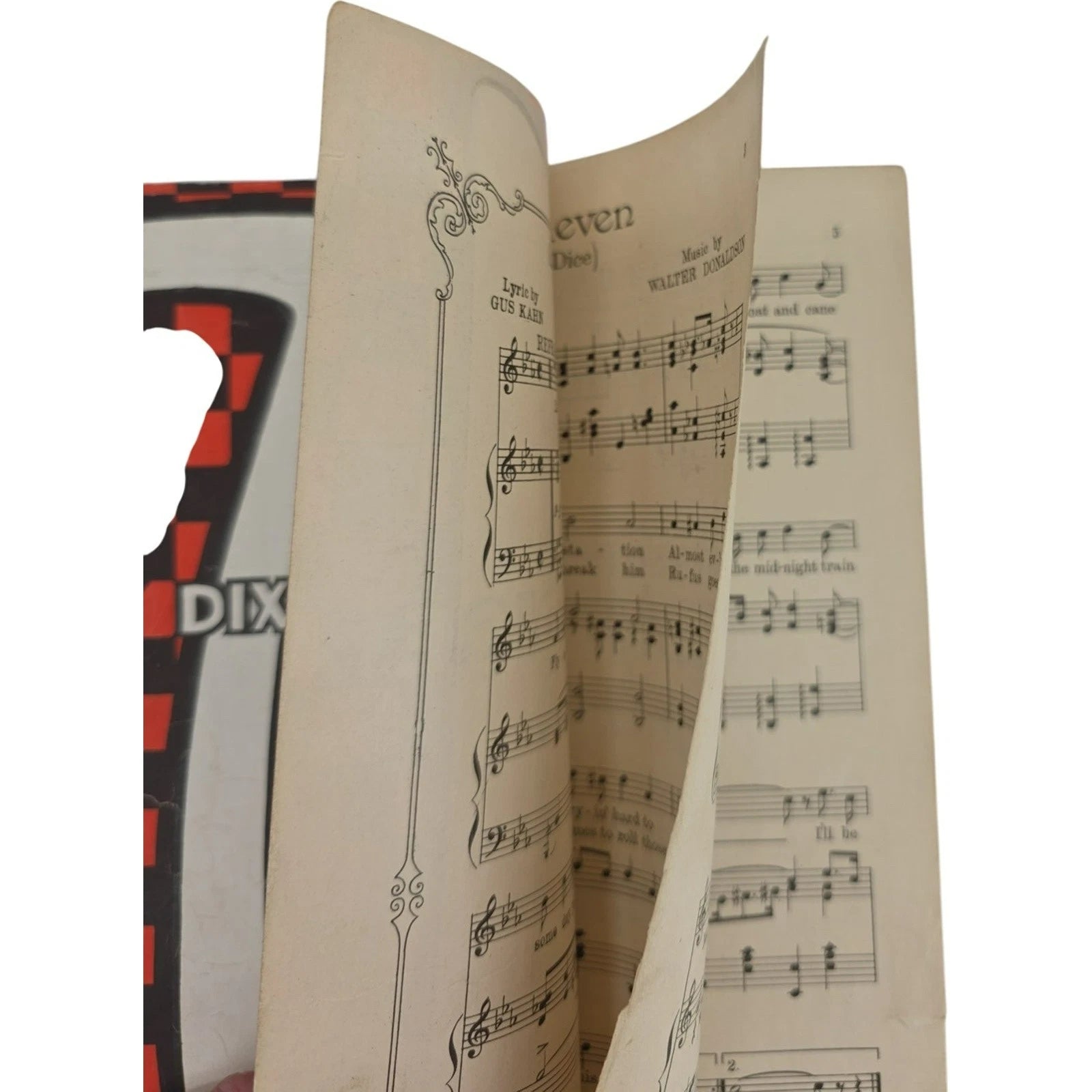 Vintage 1923 Sheet Music 7 or 11 My Dixie Pair o Dice by Brown & Donaldson