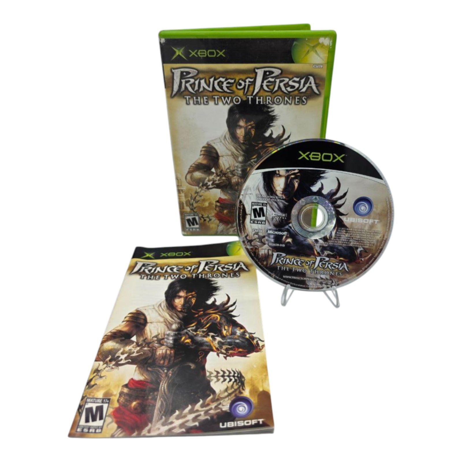 Prince of Persia The Two Thrones Xbox Original Complete Ubisoft 2005