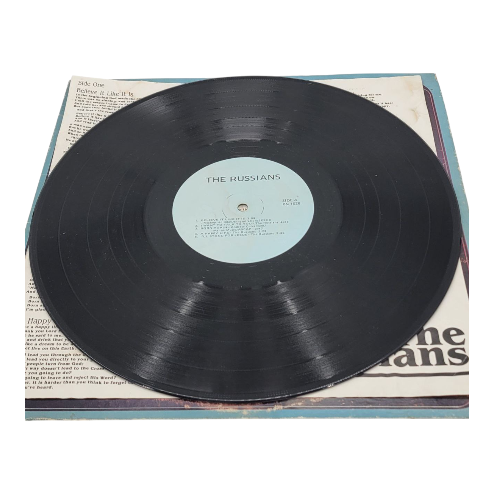 The Russians Vinyl LP Christian Gospel Record Album The Barn BN 1026