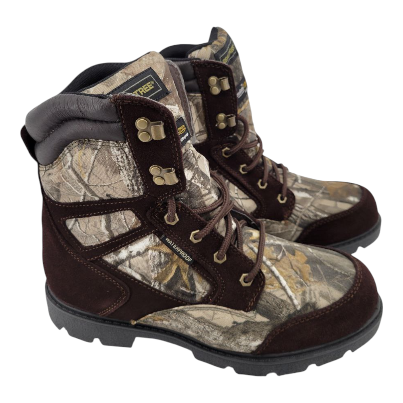 Realtree Camo Waterproof 400g Insulated Hunting Boots Mens Size 9.5