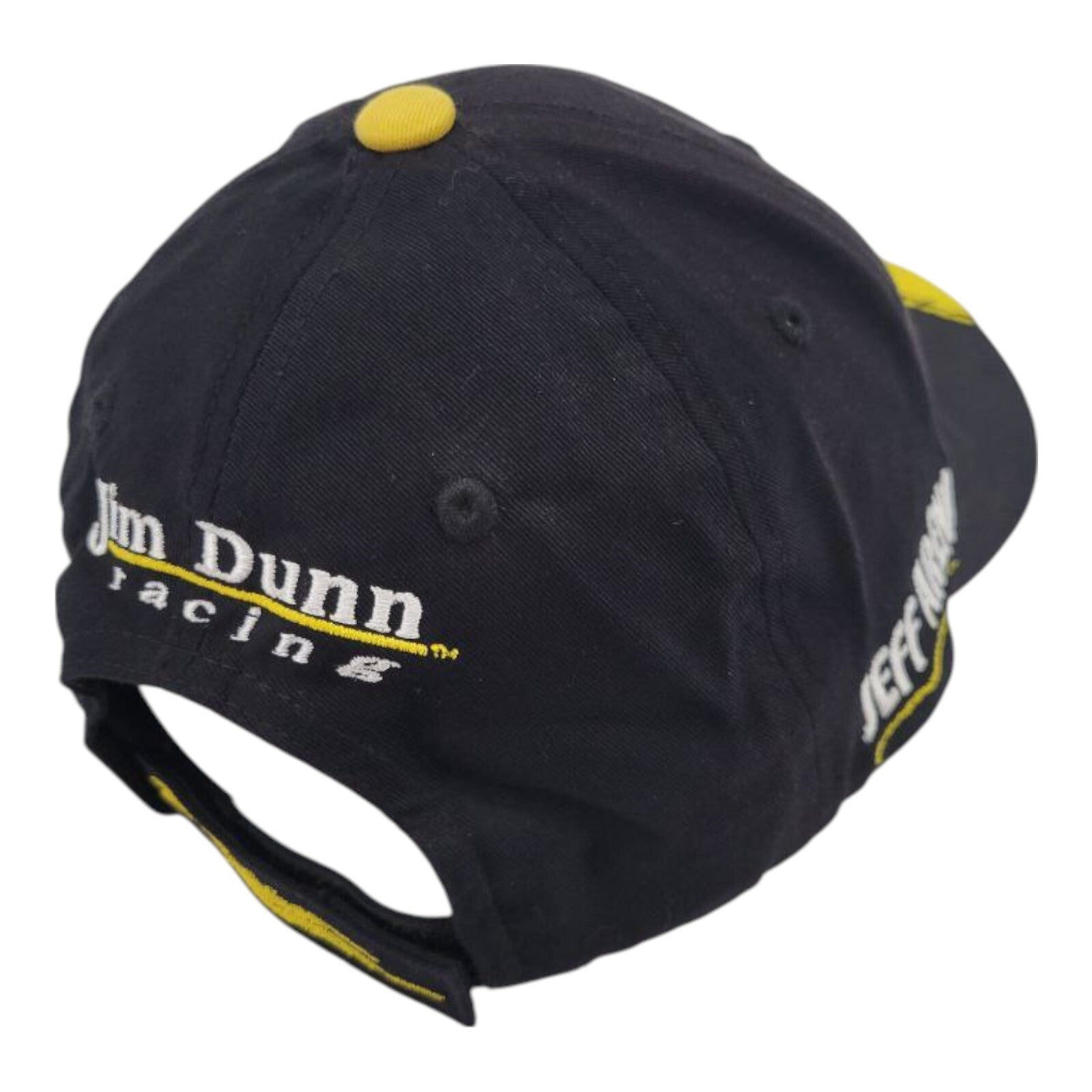 MainGate NHRA Grime Boss Drag Racing Black Yellow Adjustable Hat One Size