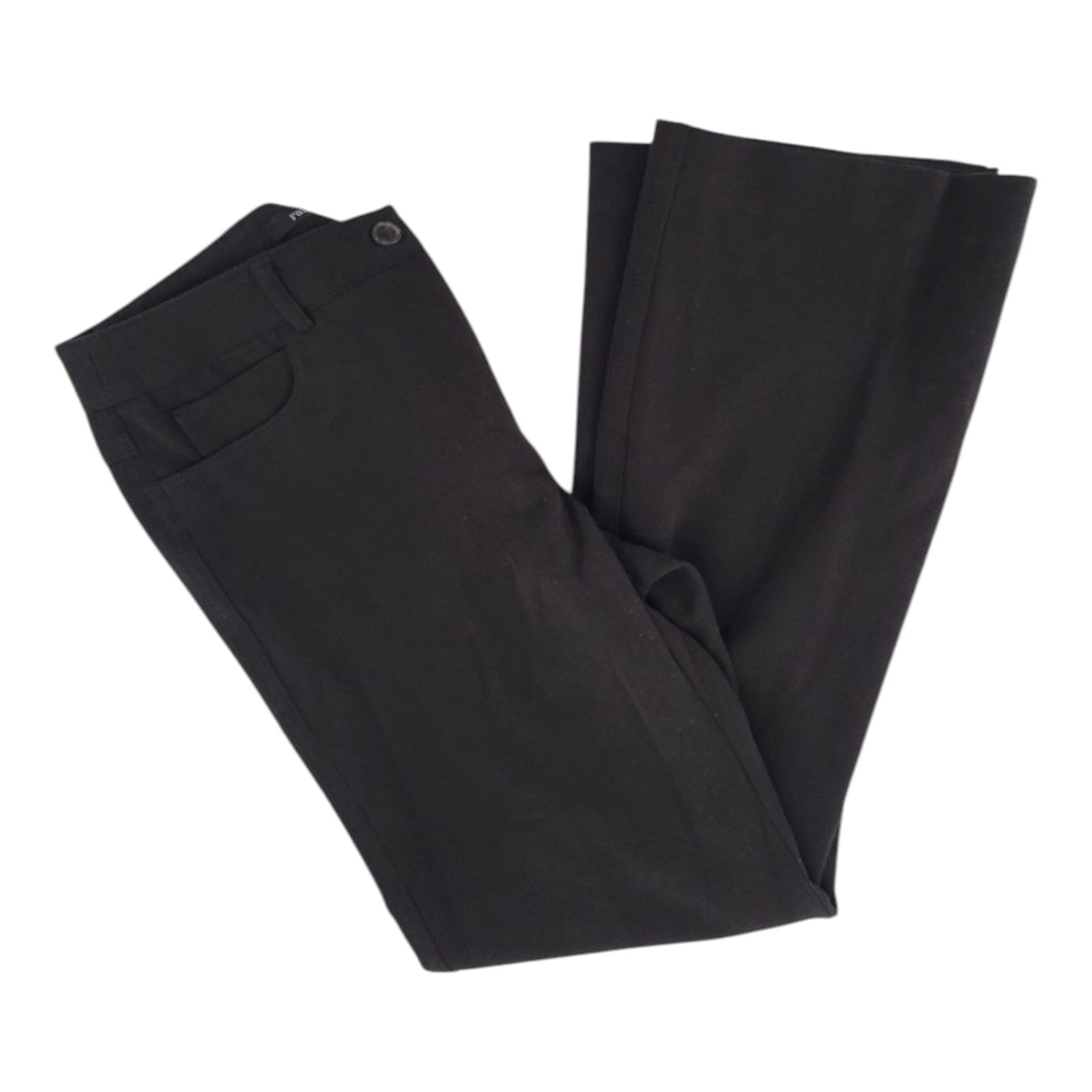 Rafaella Black Bootcut Dress Pants Size 2P Mid Rise Stretch