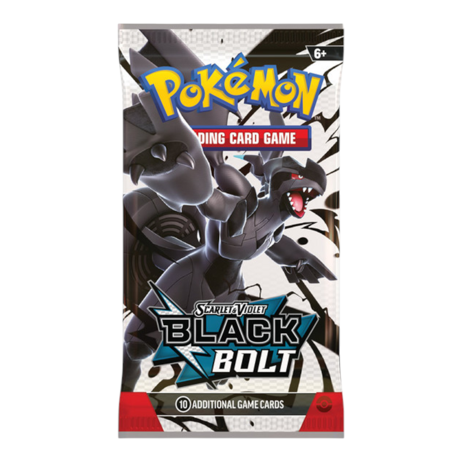 Pokémon TCG Scarlet Violet Black Bolt Tech Sticker Collection 3 Pack Blister