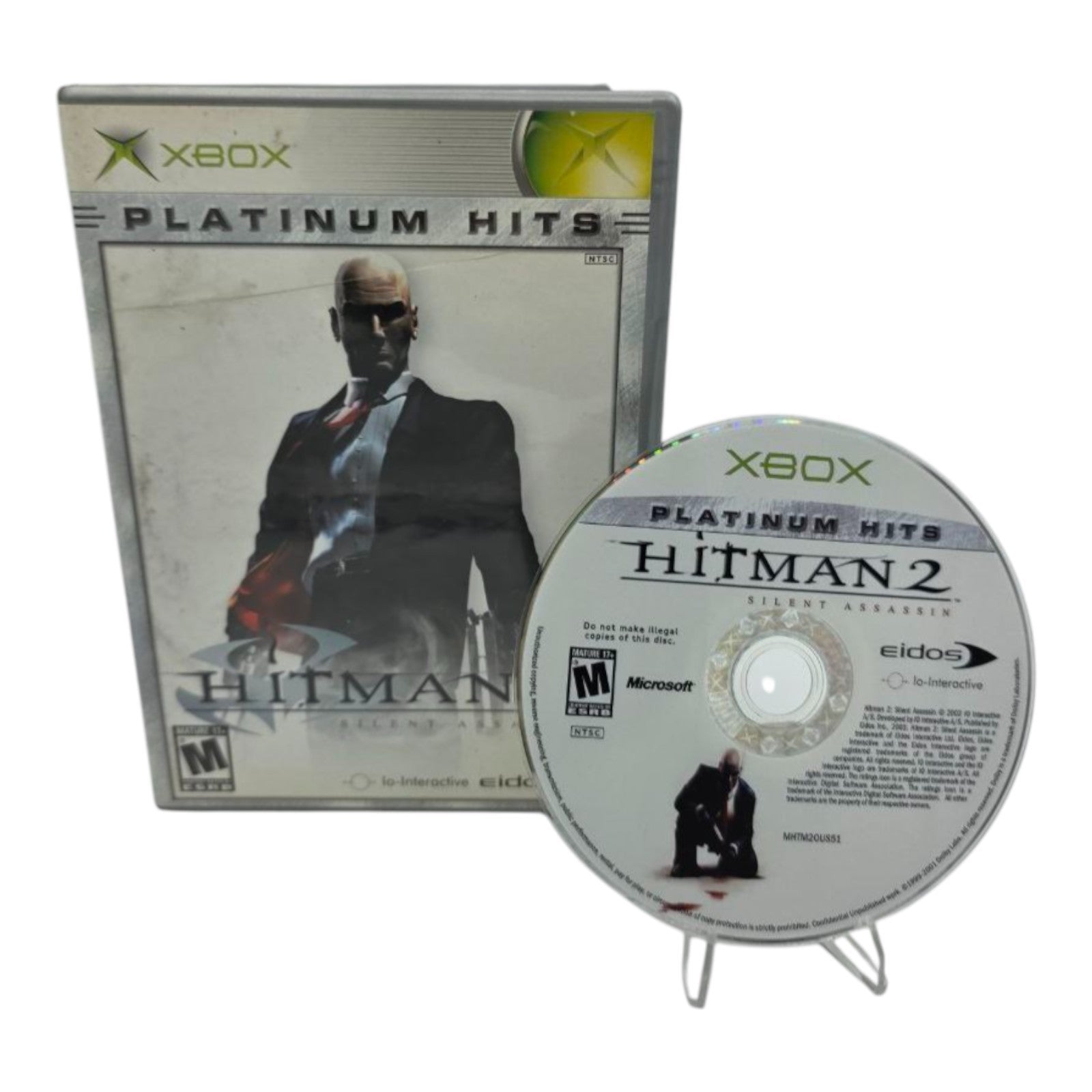 Hitman 2 Silent Assassin Xbox Platinum Hits Complete Tested No Manual