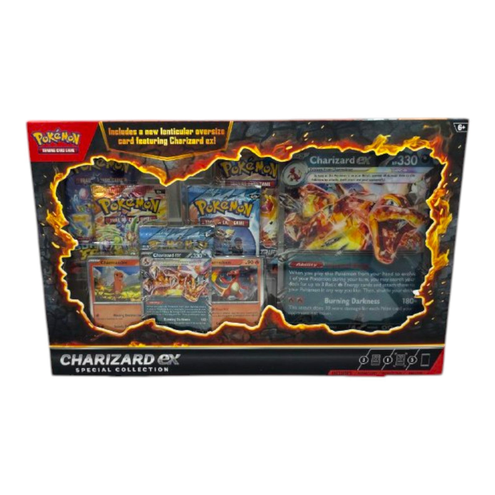 Pokémon TCG Charizard ex Special Collection Box with 5 Booster Packs