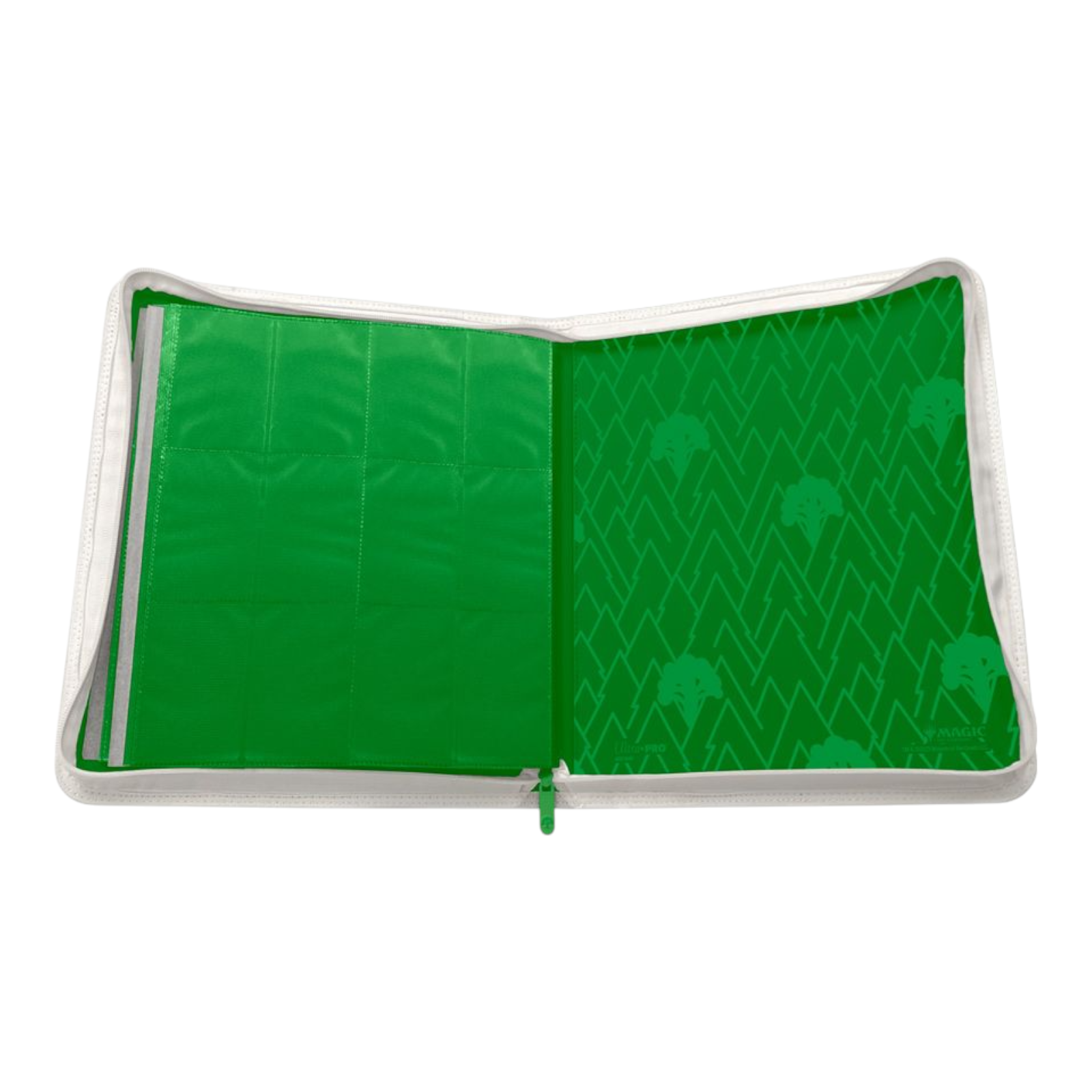 Ultra Pro Binder 12 Pocket Magic the Gathering Mana 8 Forest White Green