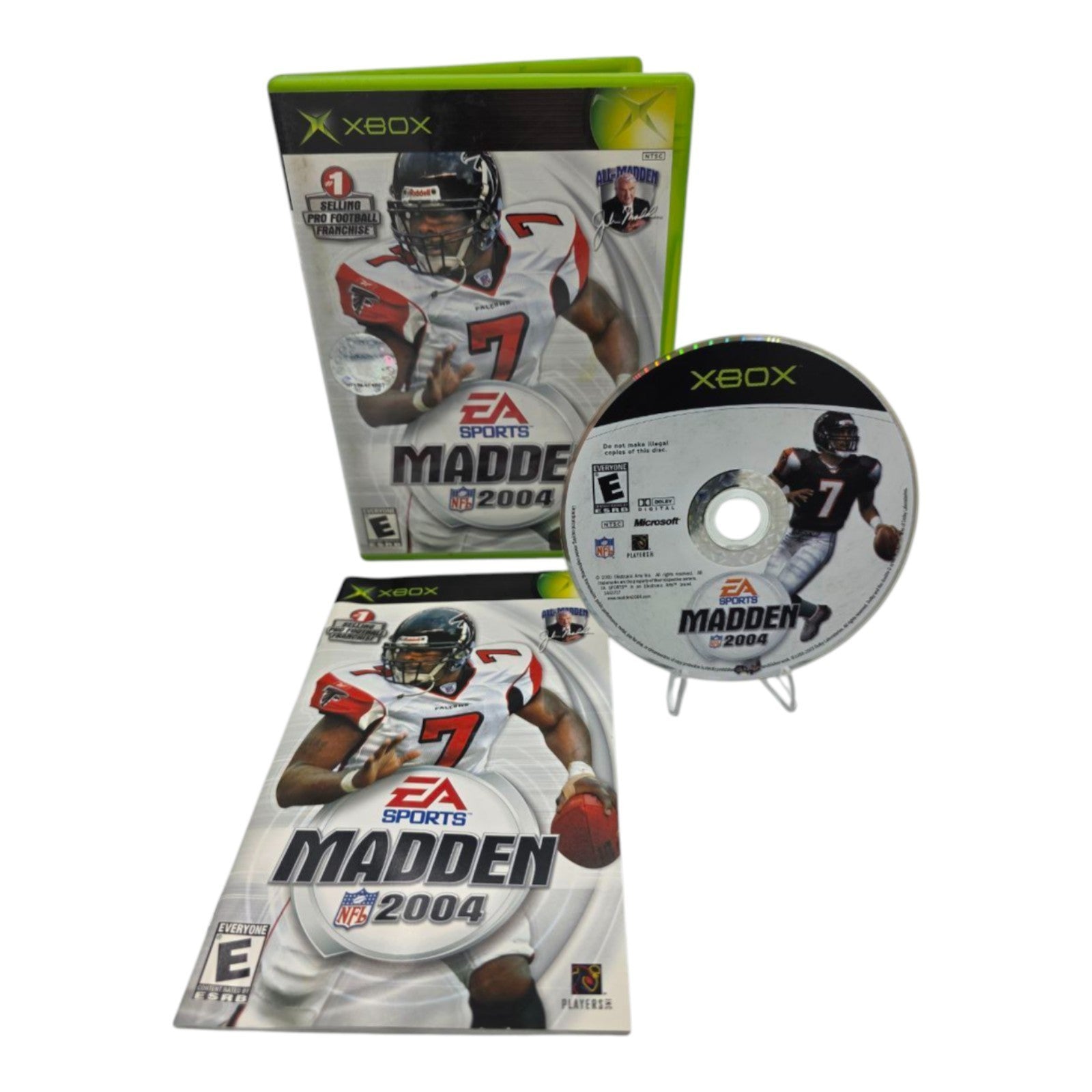 Madden NFL 2004 Xbox 2003 Complete CIB Michael Vick Cover Manual & Disc