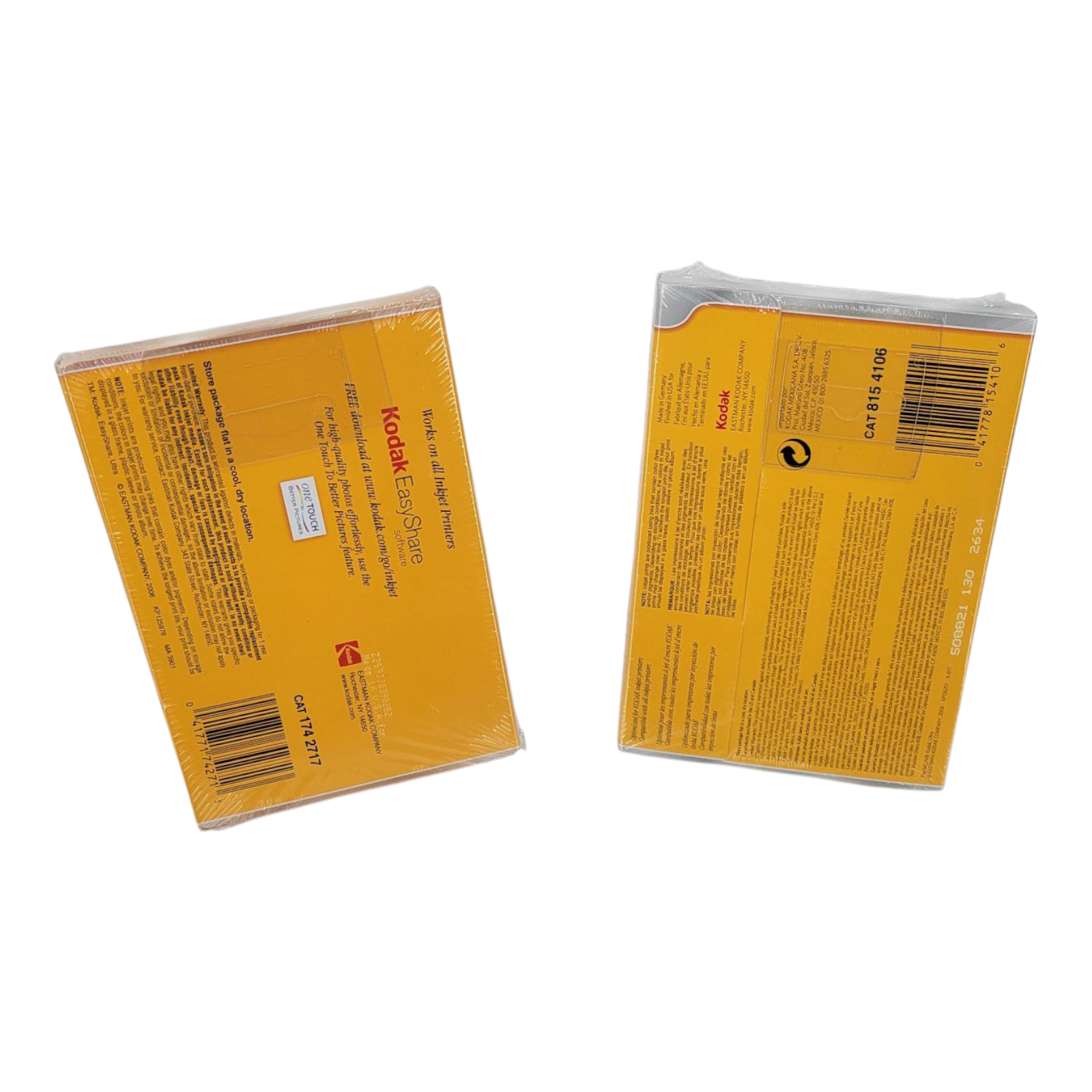 Kodak Gloss Photo Paper Bundle 4x6 60 Sheets Each Regular Premium