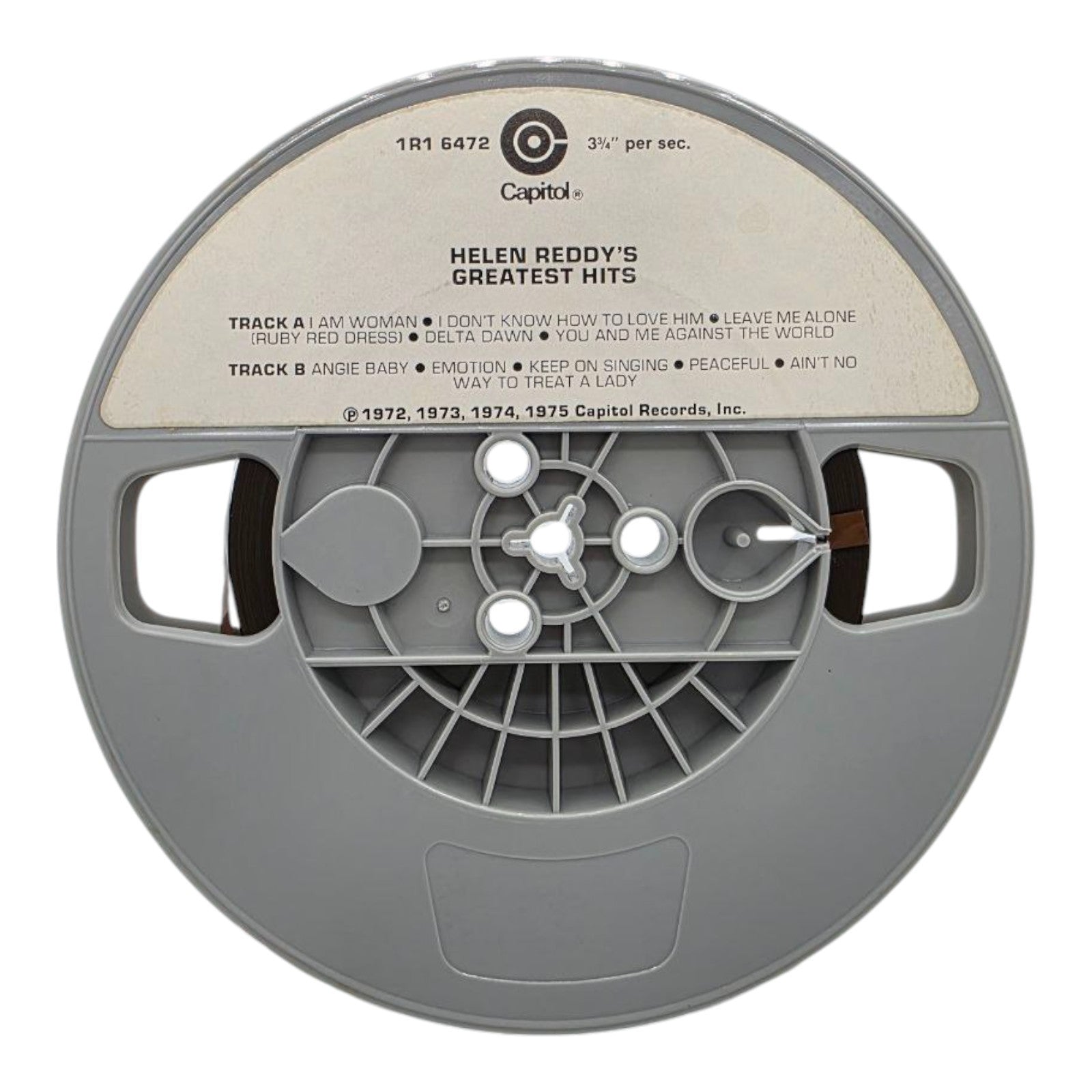 Helen Reddys Greatest Hits Reel to Reel Tape 4 Track 3 3/4 IPS 1R1 6472