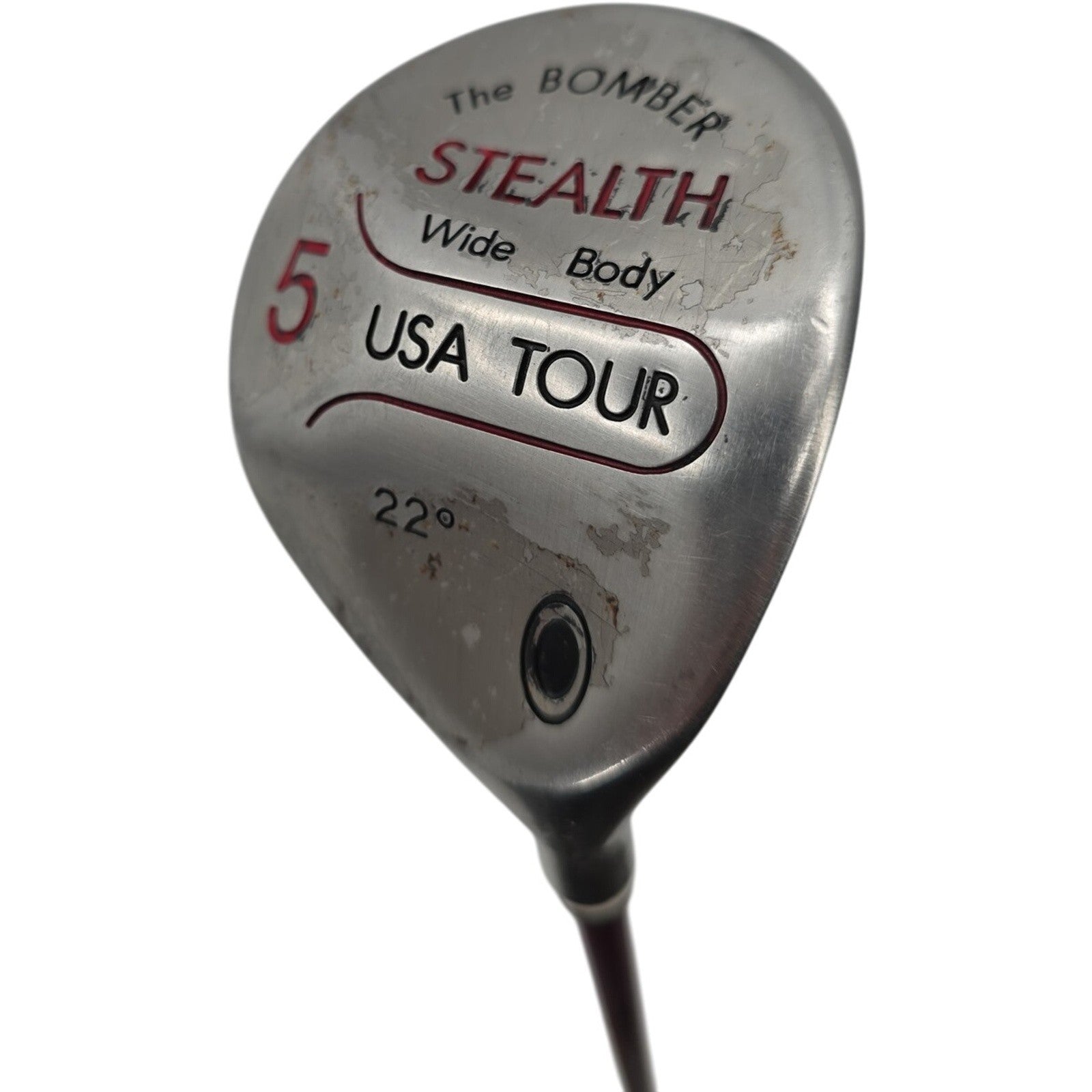 USA Tour The Bomber Stealth Wide Body Super Size 22° 5 Wood" Graphite Shaft 42"