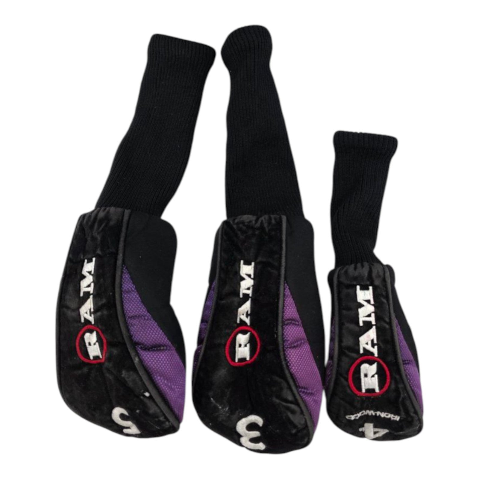 RAM 3 And 5 Fairway Wood And 4 Iron Wood Hybrid Golf Club Headcovers