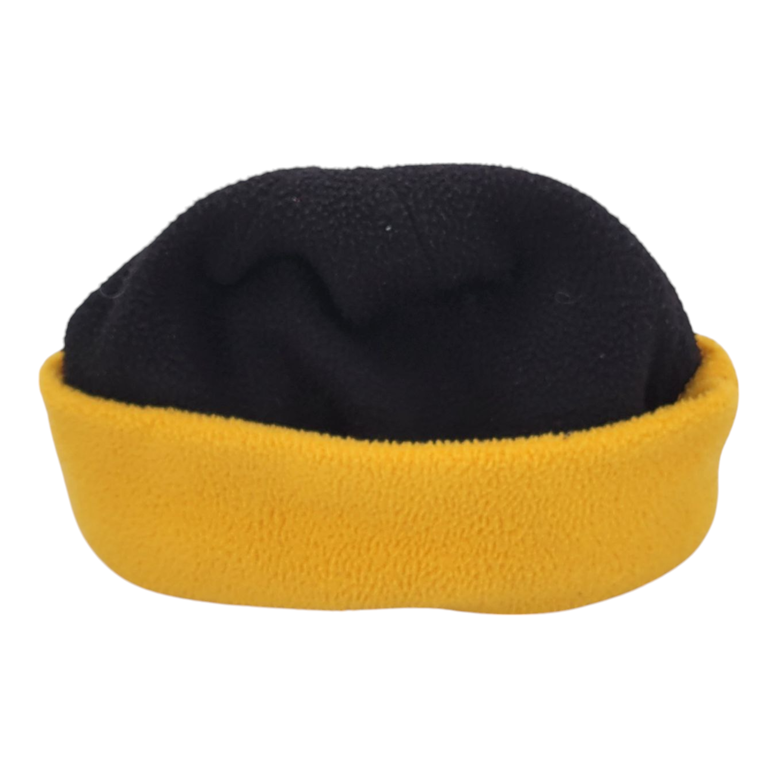 NHL Pittsburg Penguins Fleece Beanie Hat Black Yellow Mens One Size RN 55499