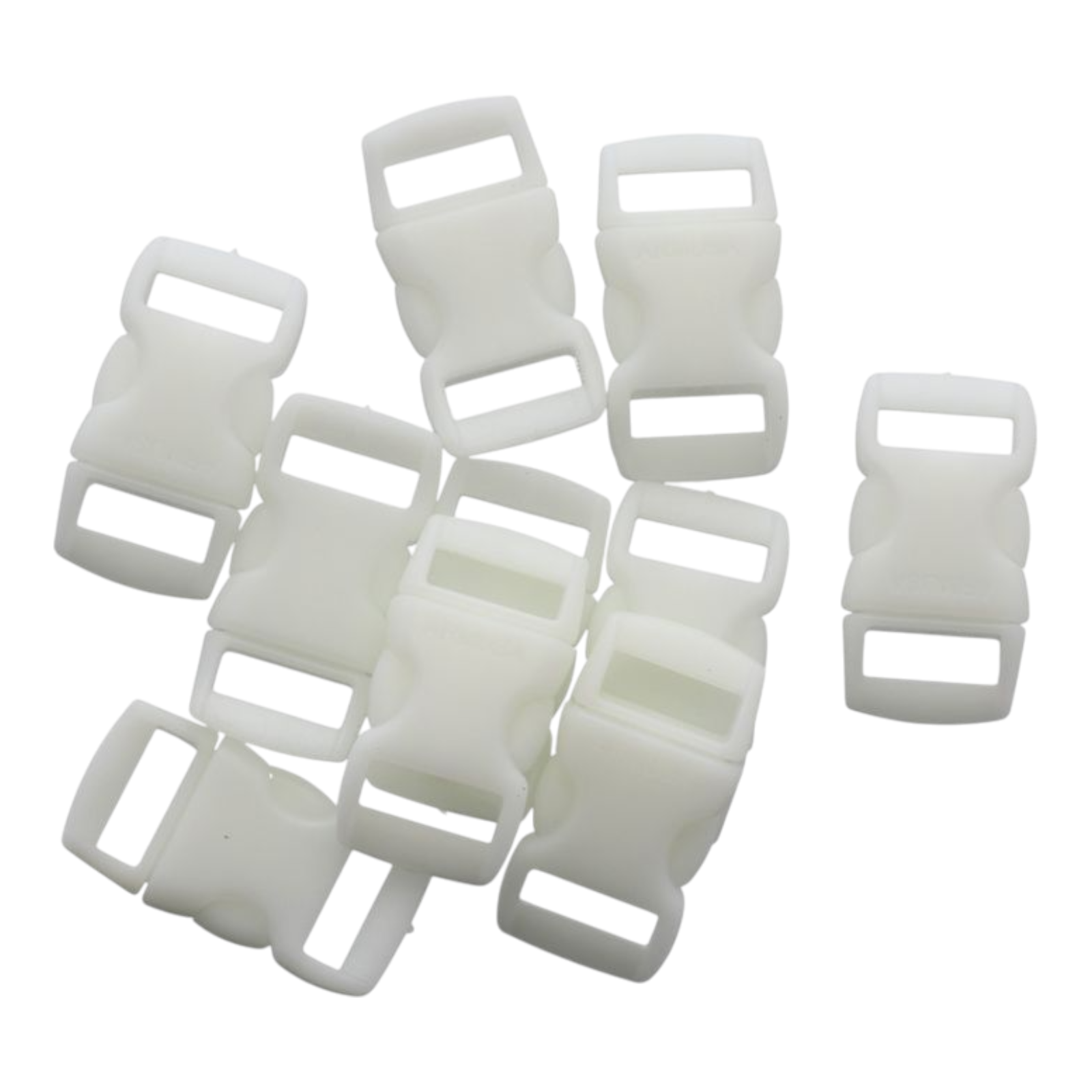 Atwood Rope MFG Paracord Side Release Buckles Glow In The Dark 10PK