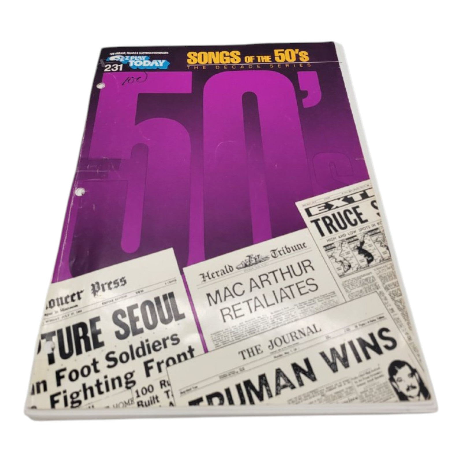 Vintage Hal Leonard E-Z Play Today #231 Songs of the 50s Songbook