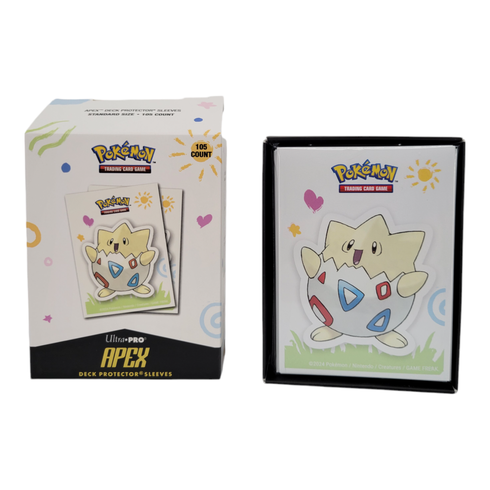 Ultra PRO Apex Deck Protector Sleeves Pokmon Togepi 105 Count Ultra PRO Apex Deck Protector Sleeves Pokmon Togepi 105 Count