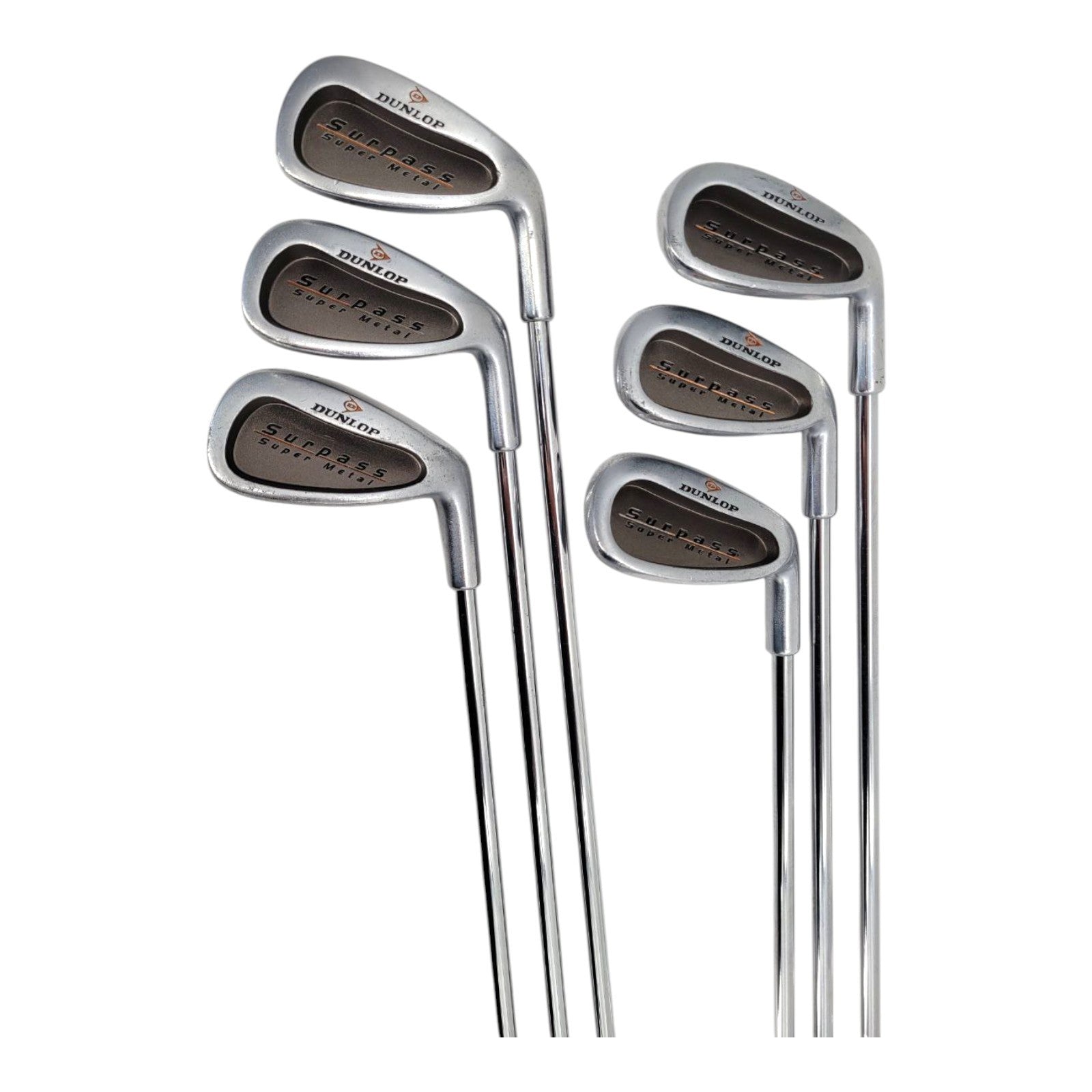 Dunlop Surpass Super Metal Irons Set 5 6 7 8 9 PW RH Mens Steel Shafts