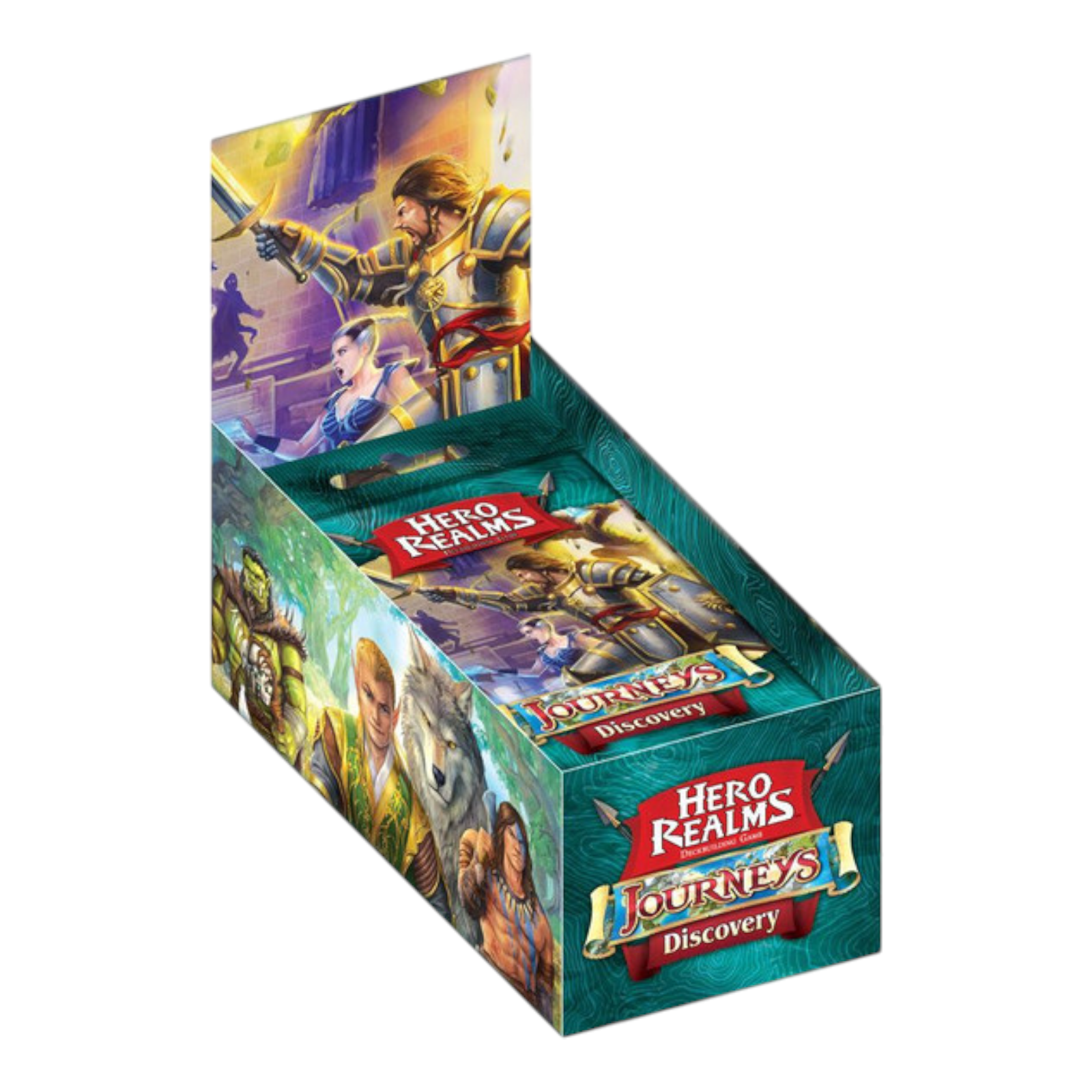 Hero Realms Deckbuilding Game Journeys Discovery Booster Display 12 Packs