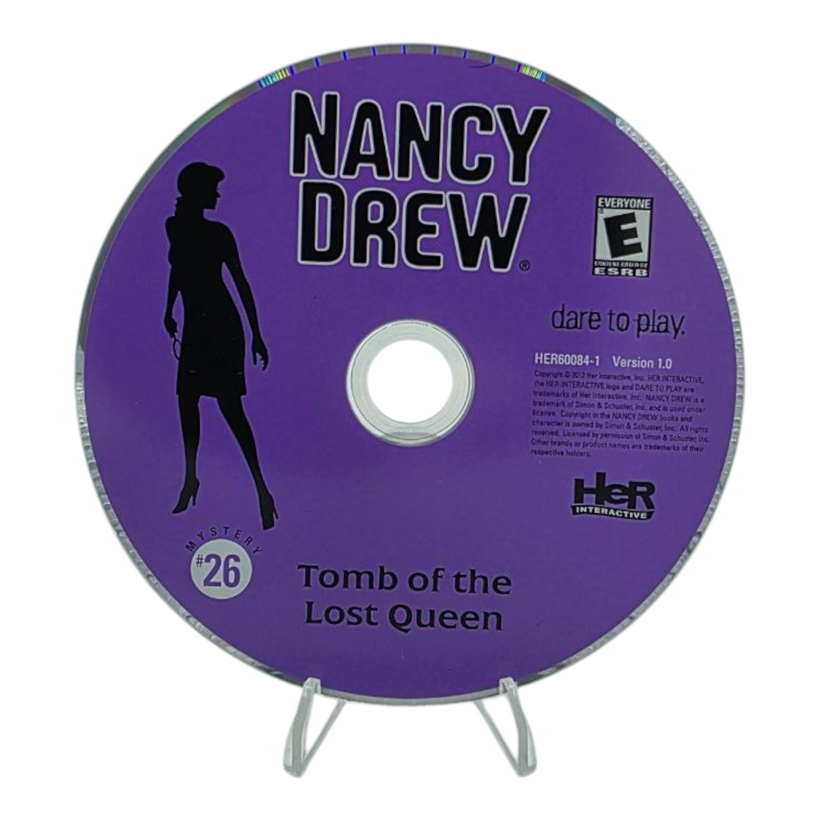 Nancy Drew Tomb of the Lost Queen PC Game Win Mac 2012 Complete Tested