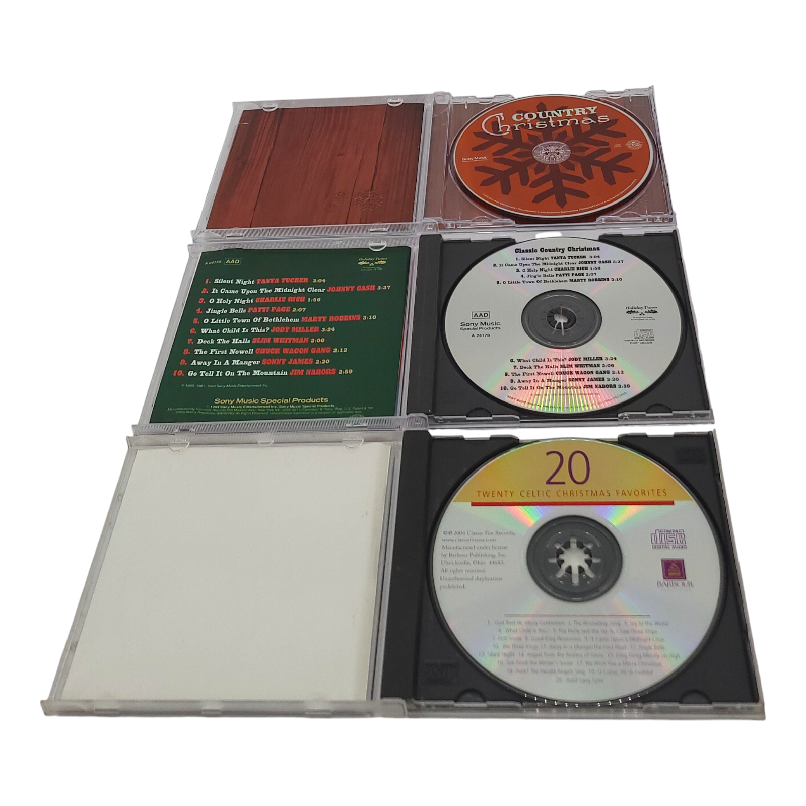 Country and Celtic 3 CD Christmas Music Bundle