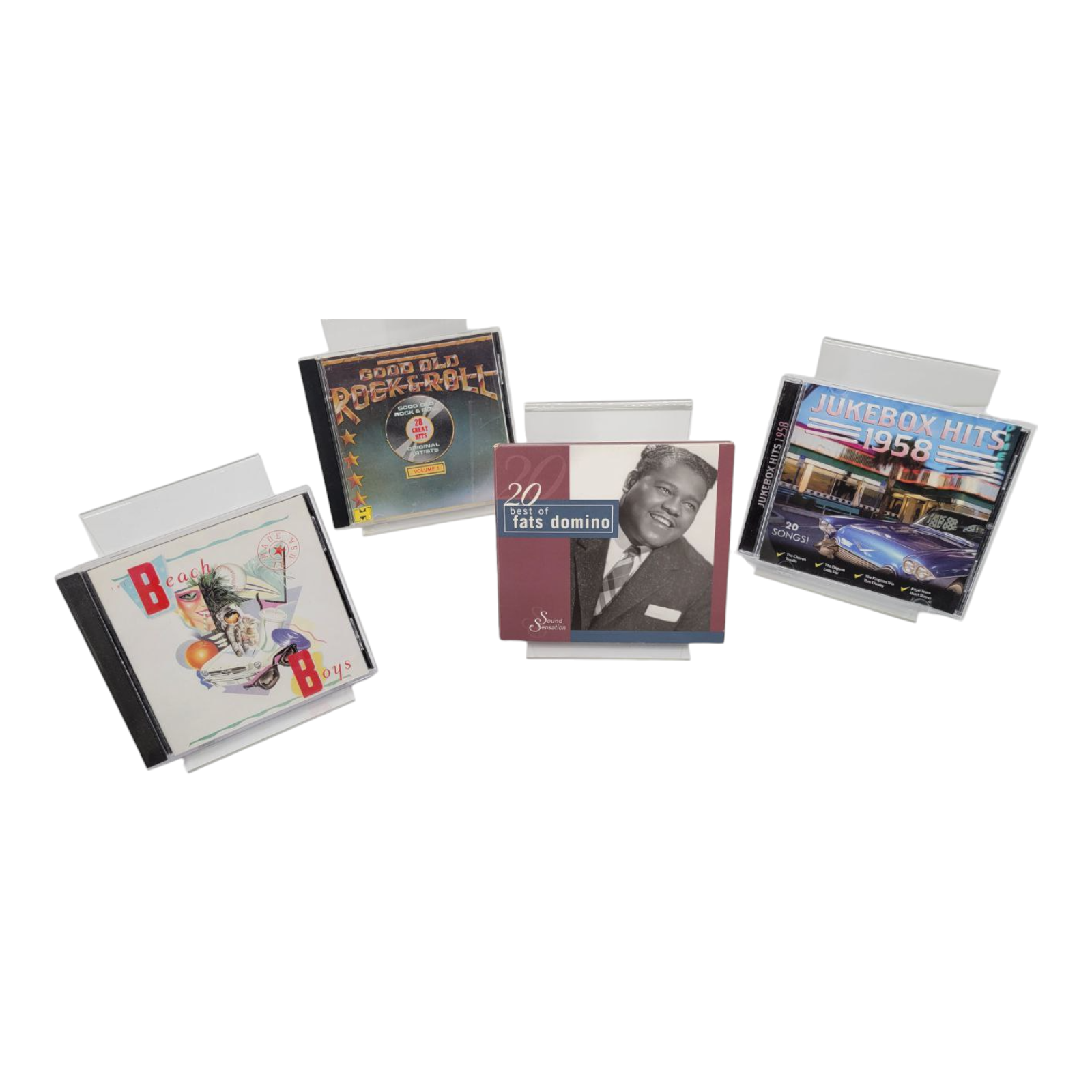 Jukebox Hits 1958 Good Old Rock and Roll The Beach Boys Fats Domino CD Bundle