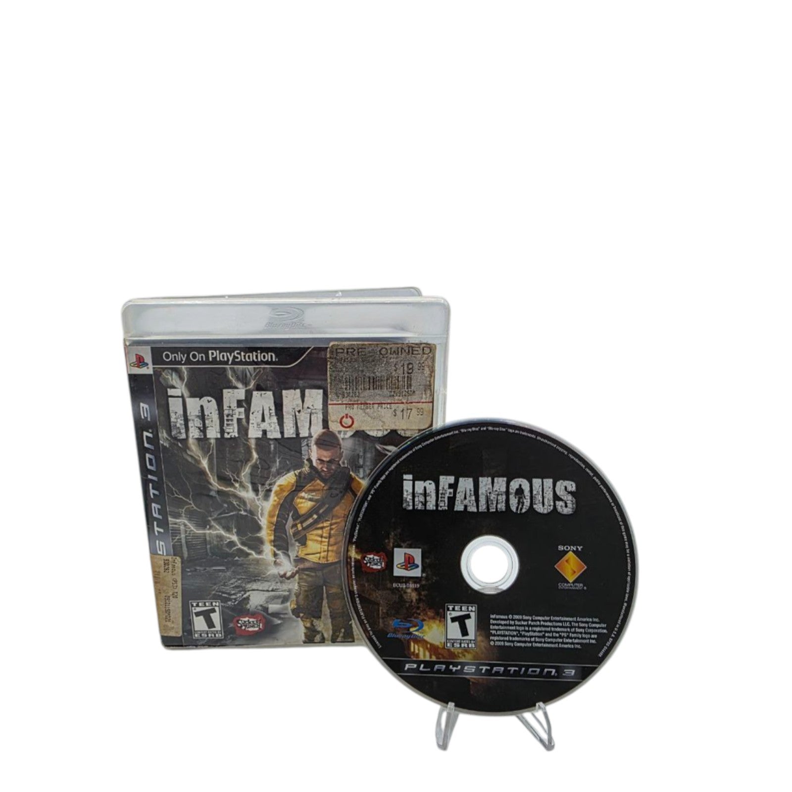 inFAMOUS Sony PlayStation 3 2009 PS3 Action Video Game Tested No Manual