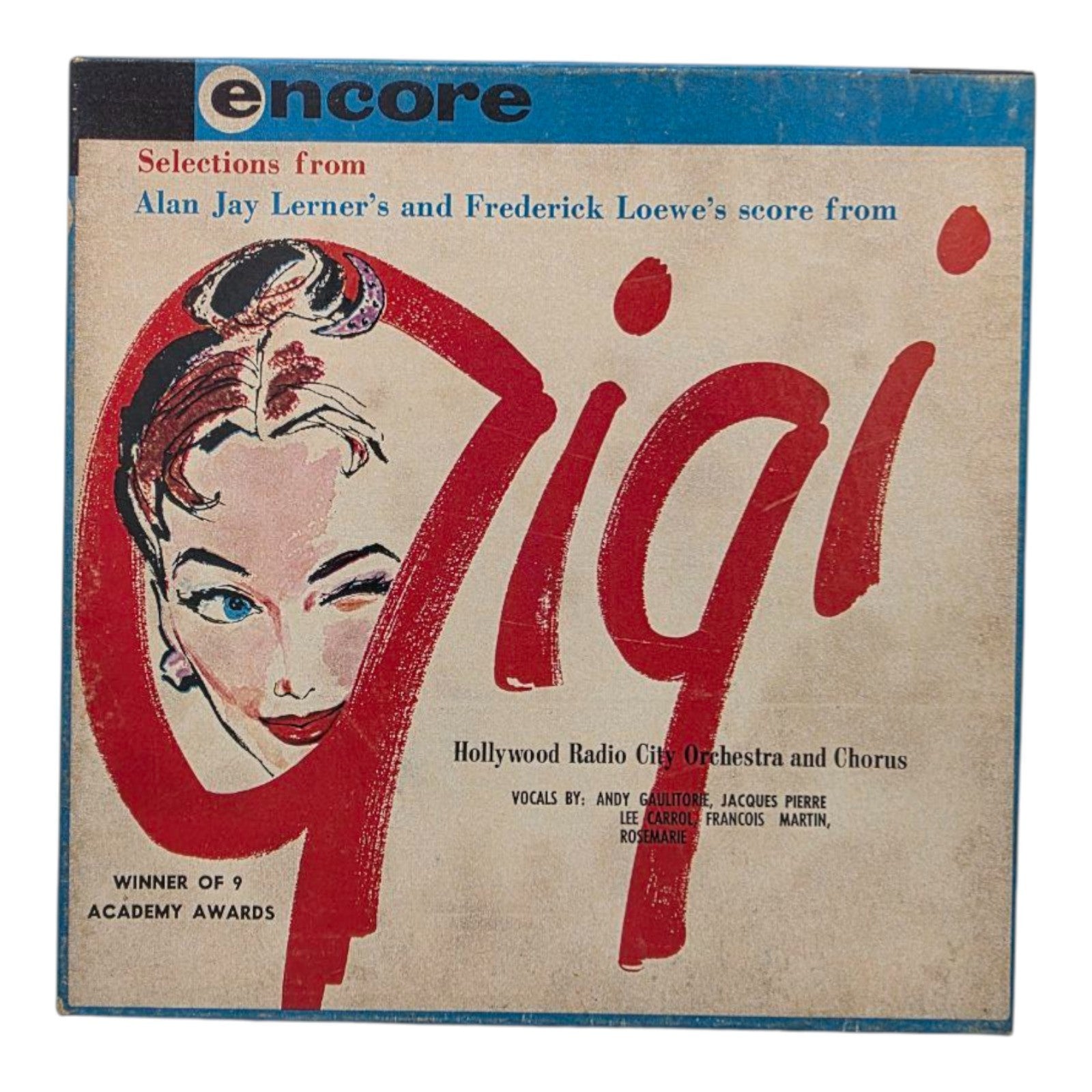 Hollywood Radio City Orchestra Selections From Gigi Reel To Reel Tape 1958