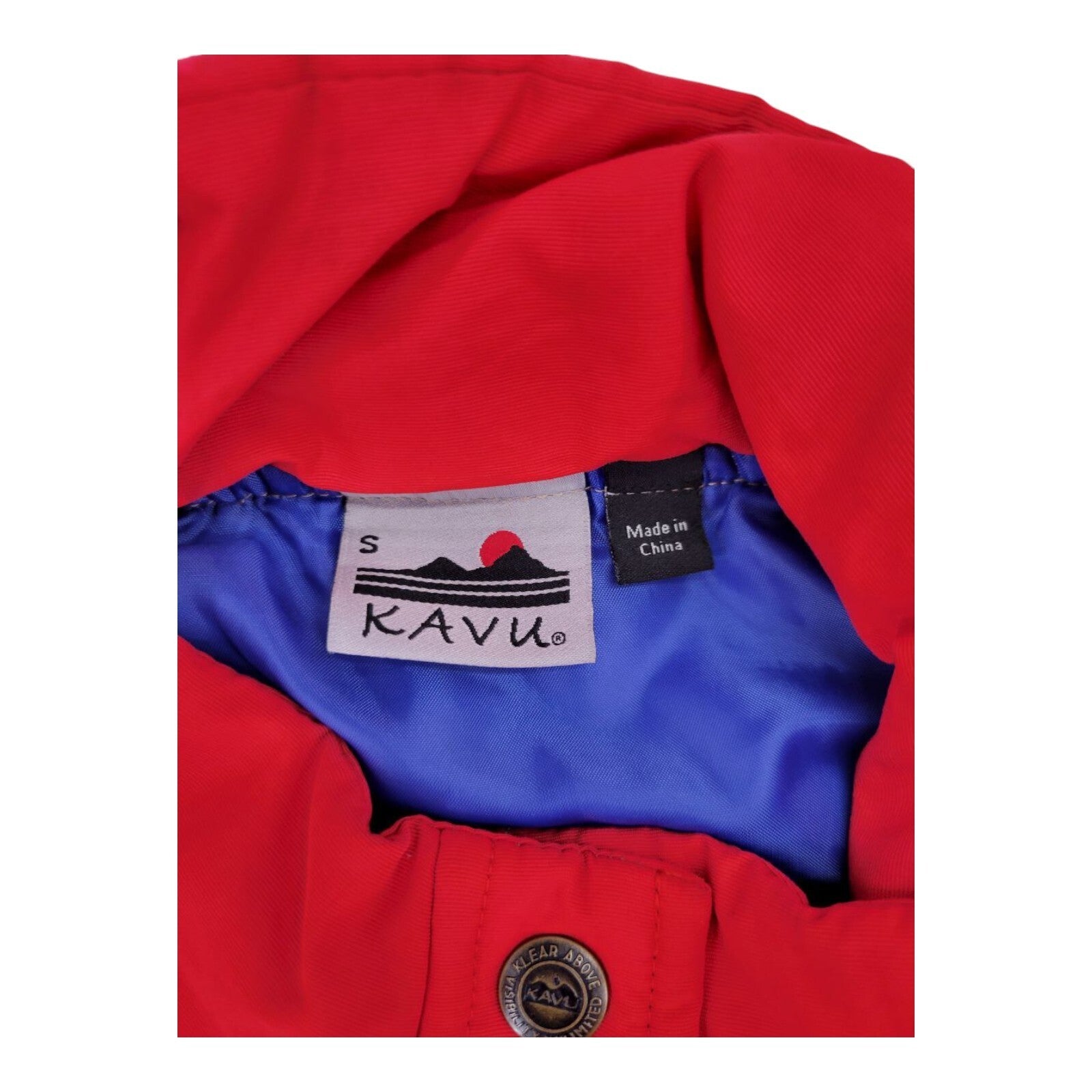 Kavu True Outdoor Wear Snap Front Multicolored Womens Puffer Vest Small