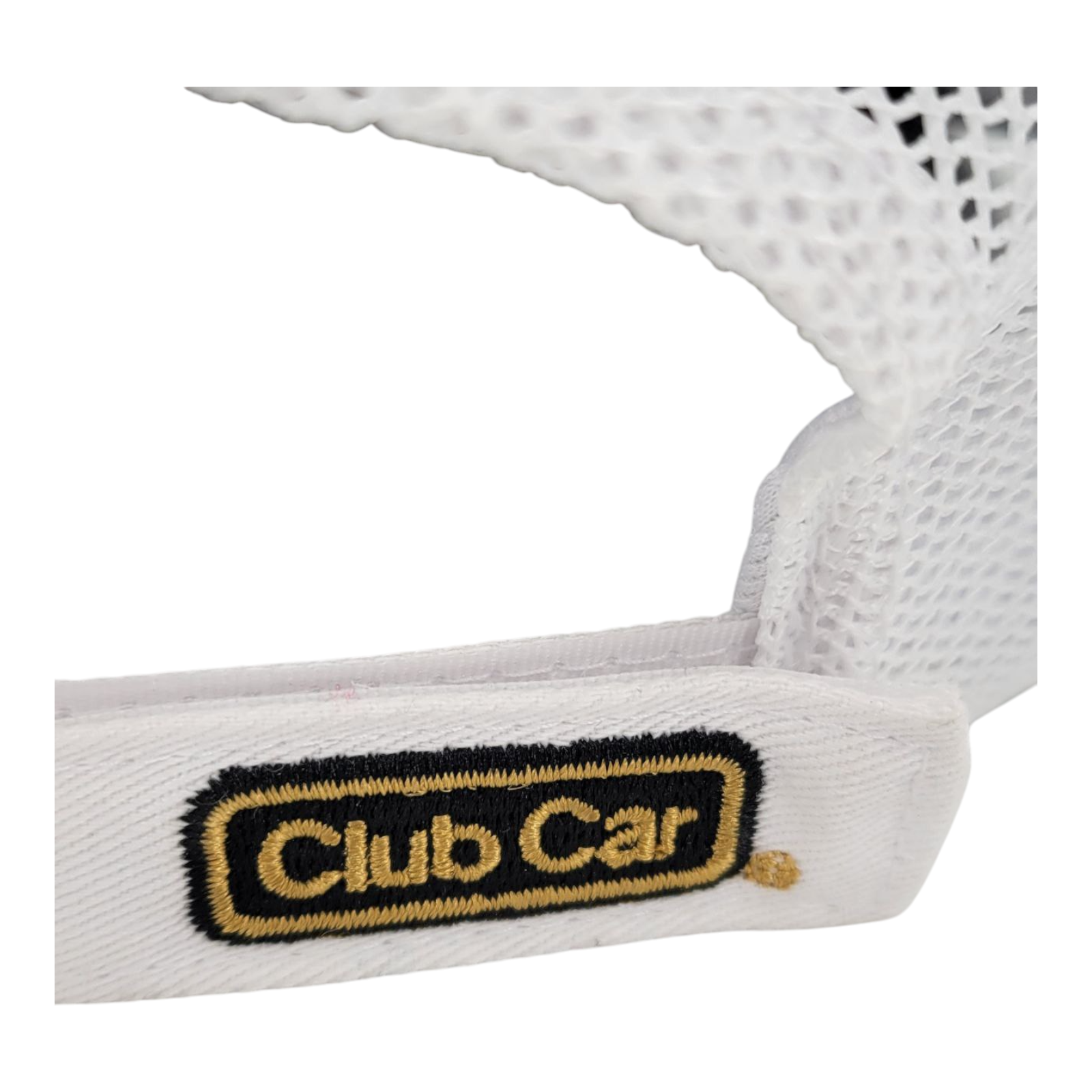 Club Car Onward Black White Adjustable Hat Unstructured Embroidered Logo
