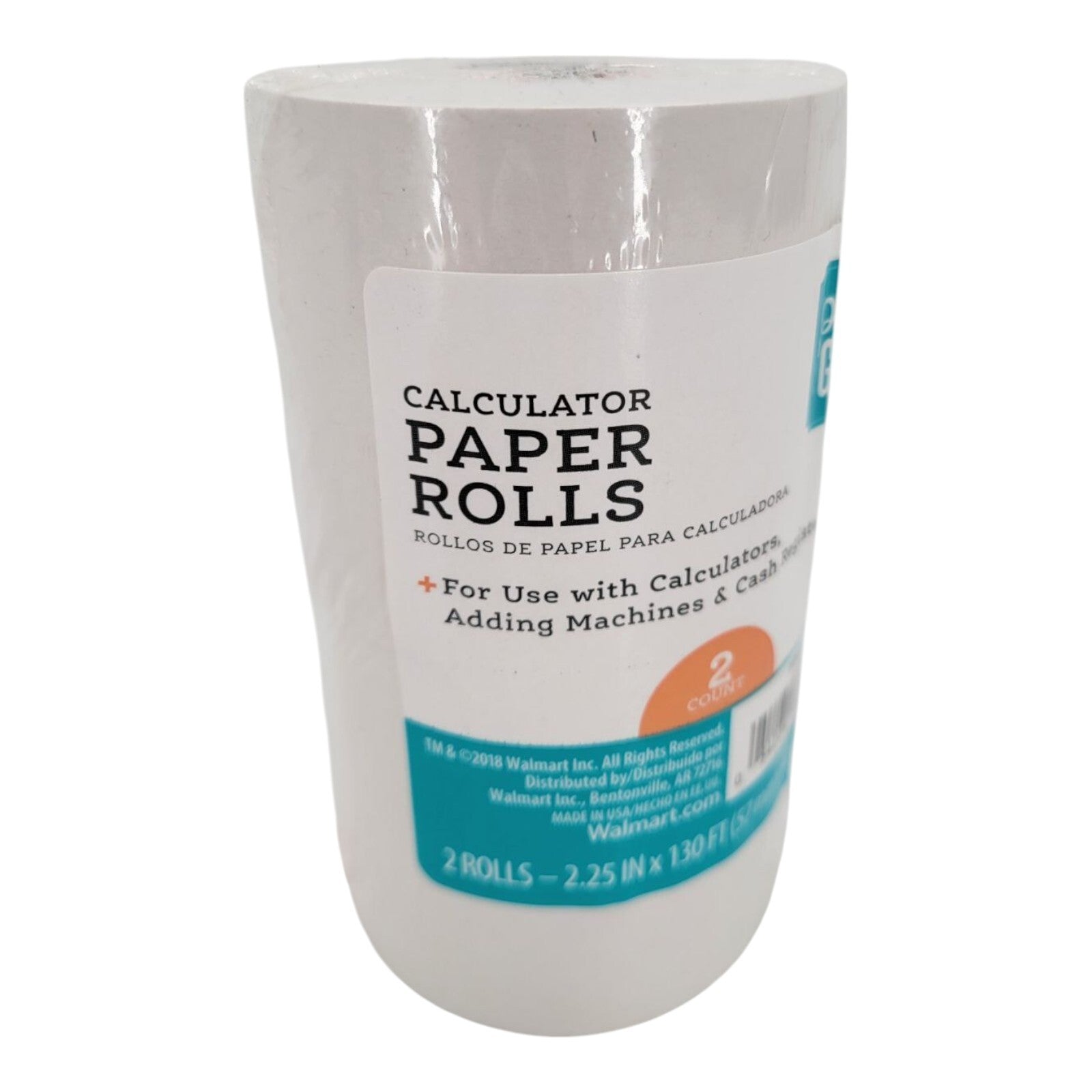 Pen+Gear Recycle Calculator Paper Roll 2.25in x 130ft 2 Rolls White