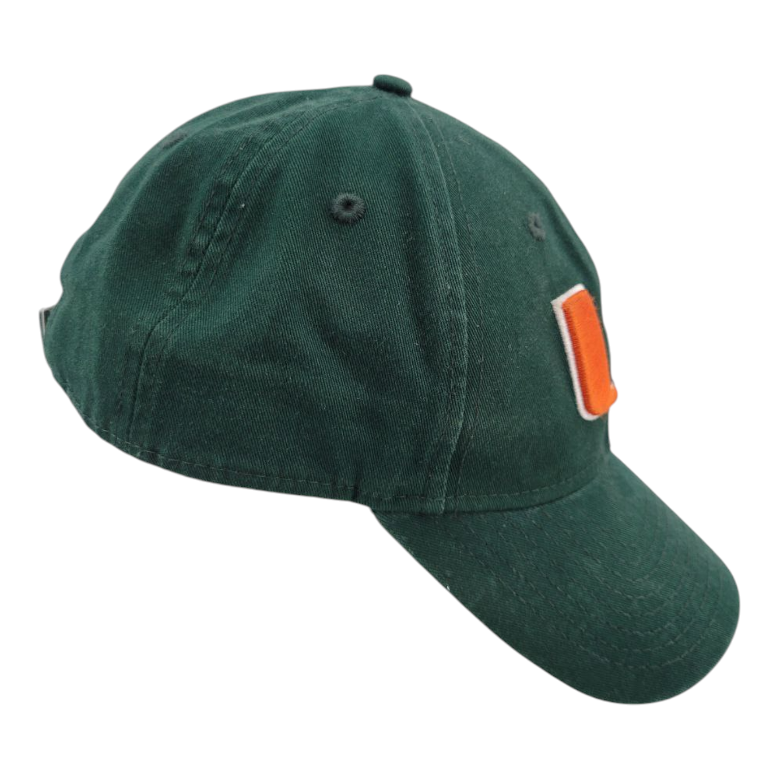 New Era 9TWENTY Miami Hurricanes Hat Green Adjustable Strapback Cap U Logo