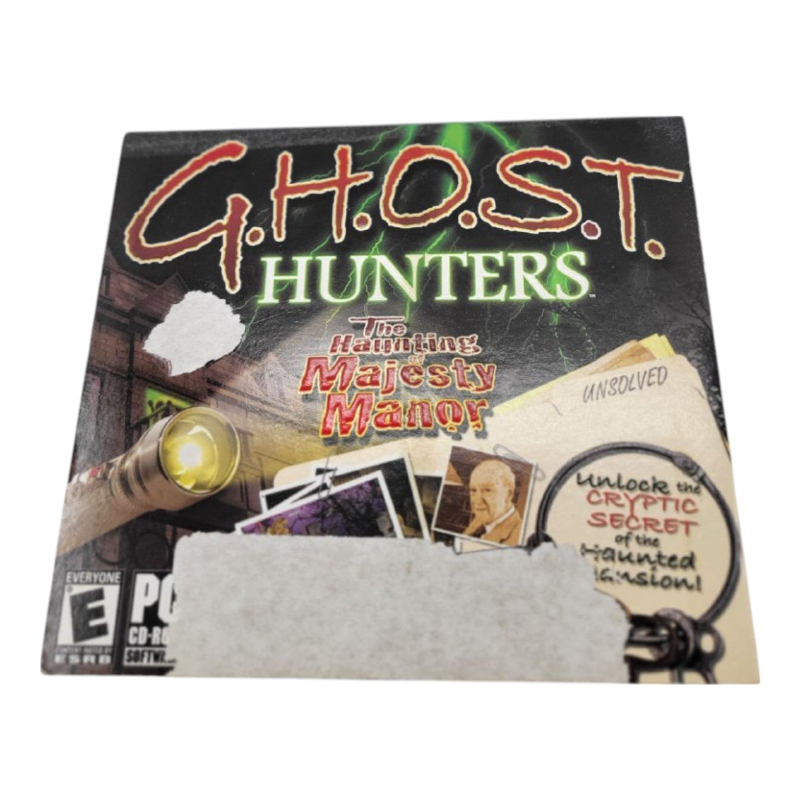 GHOST Hunters The Haunting of Majesty Manor PC Game 2007 - Disk Only