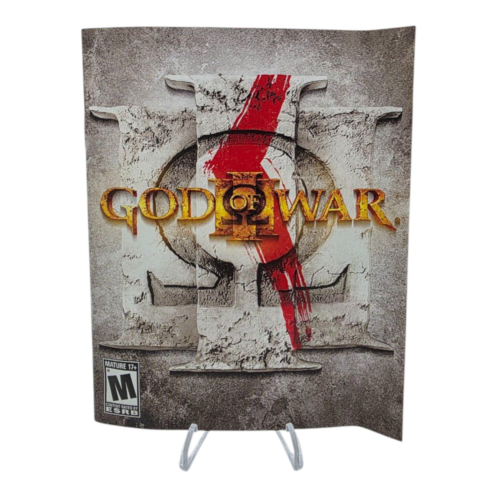 Sony PS3 God of War III Game Complete with Manual Tested