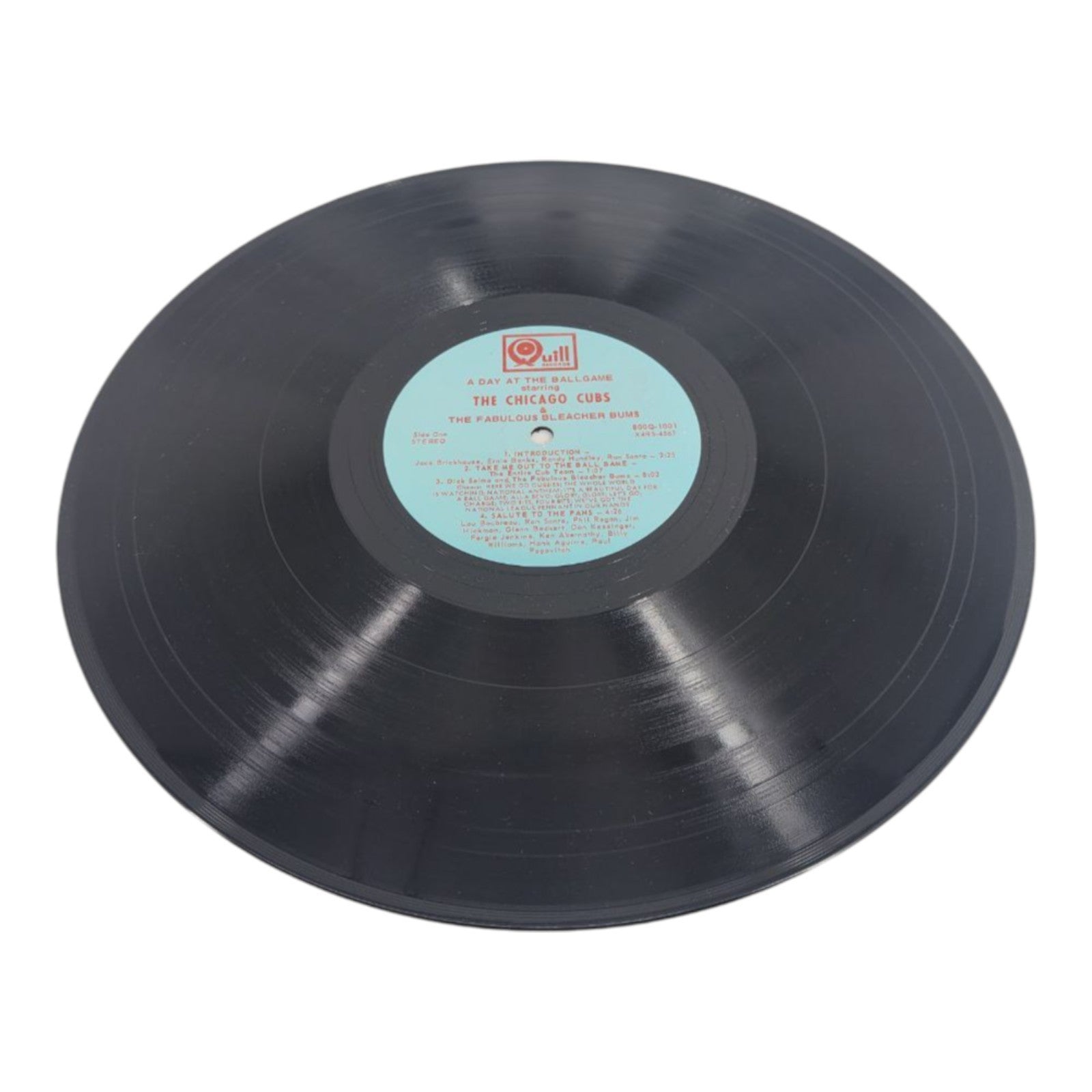 Cub Power LP 1969 Chicago Cubs Quill Records Q-800-1001 Bleacher Bums Eight