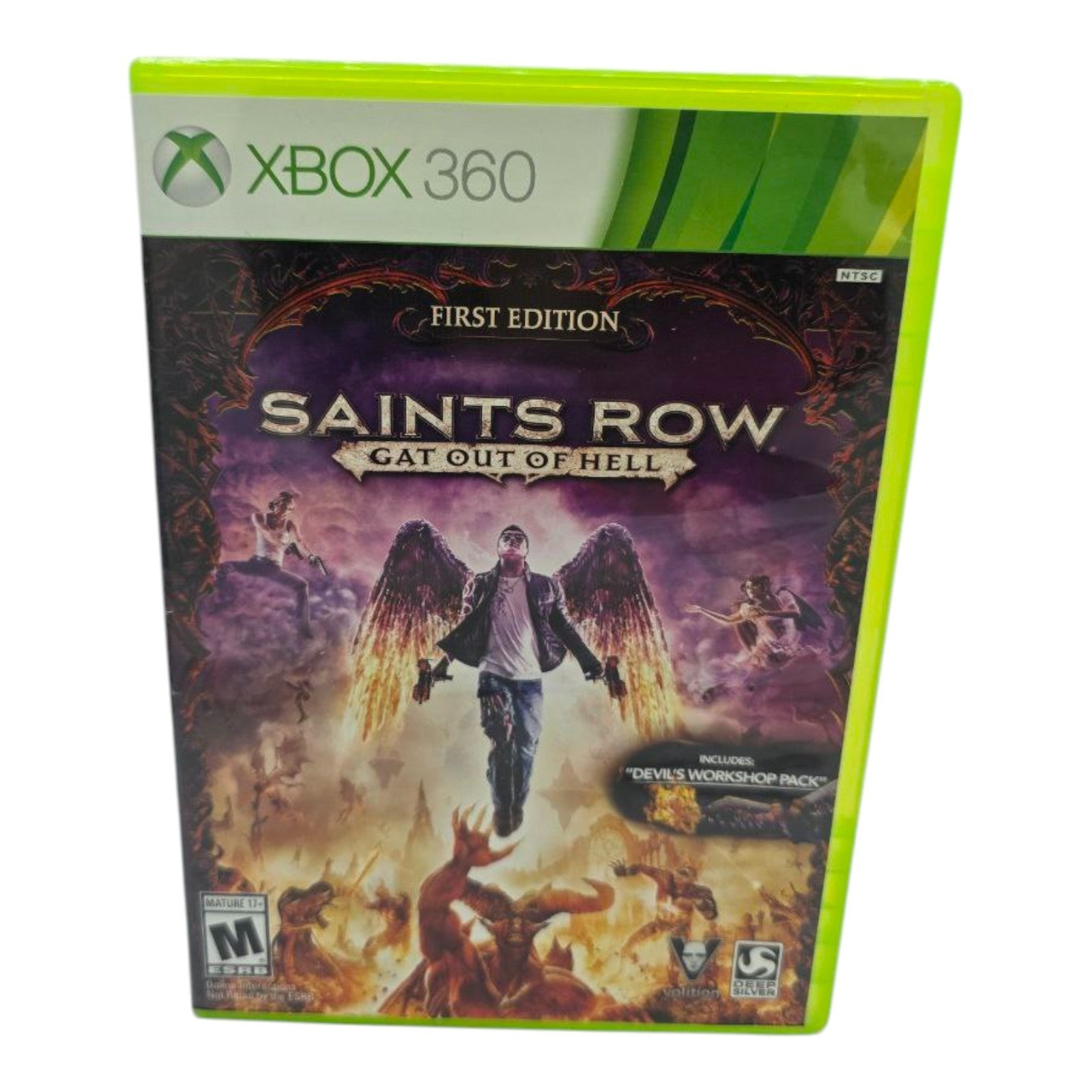 Saints Row Gat Out of Hell First Edition Xbox 360 Complete w/ Manual Tested 2015