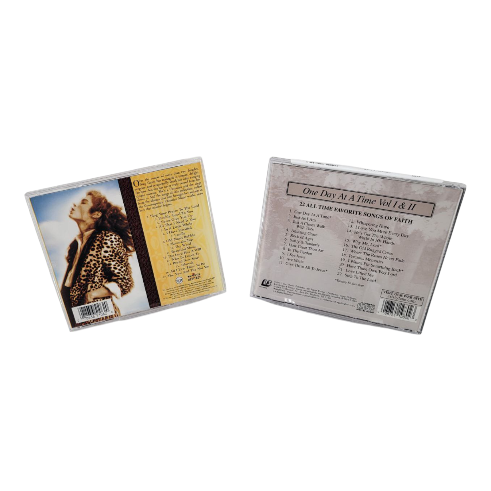 Amy Grant Greatest Inspirational Songs Cristy Lane One Day At A Time 2 CD Bundle