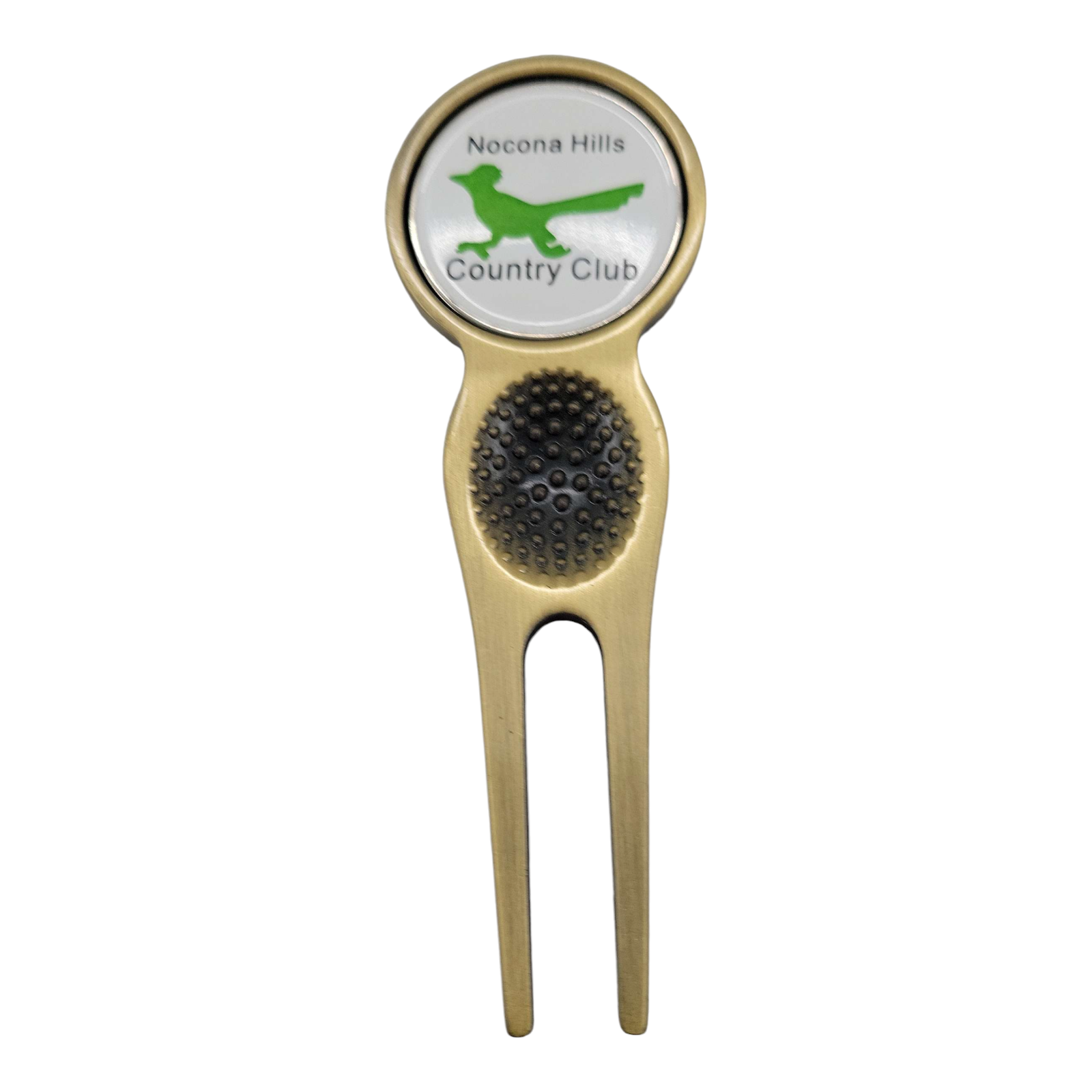 Warrior Golf Custom Nocona Hills Country Club Bronze Divot Repair Tool