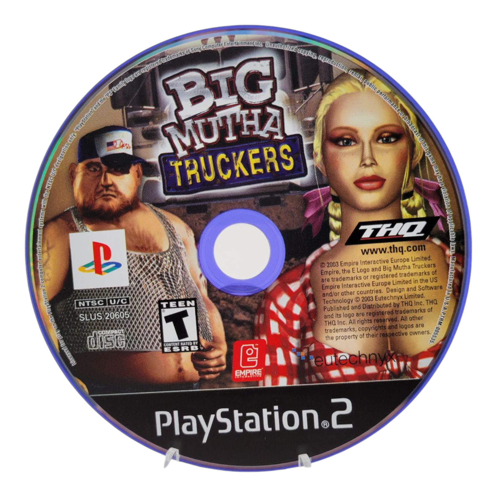 THQ Big Mutha Truckers PlayStation 2 Game Complete with Manual 2003