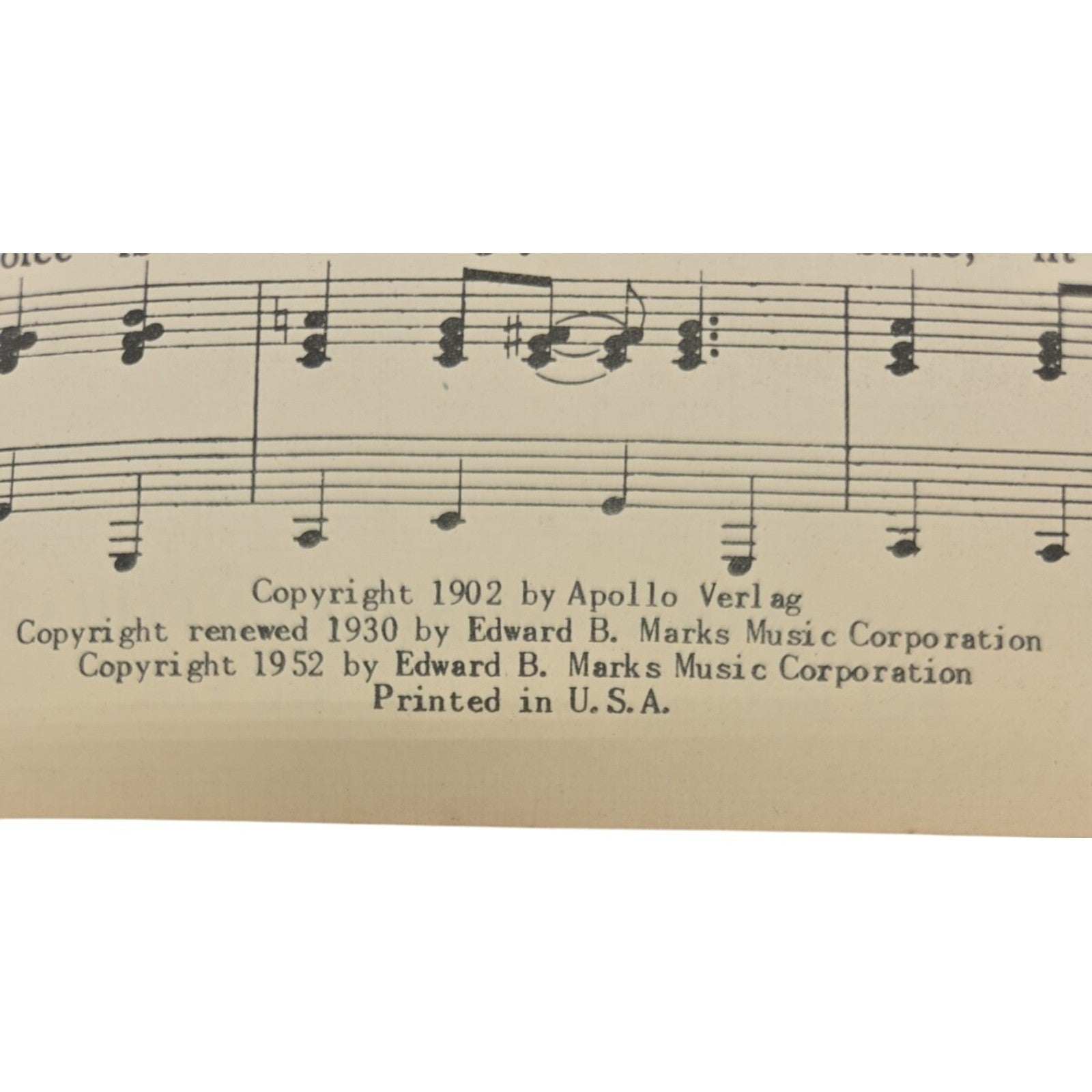 Vintage 1952 The Glow Worm Modern Version By Johnny Mercer Sheet Music