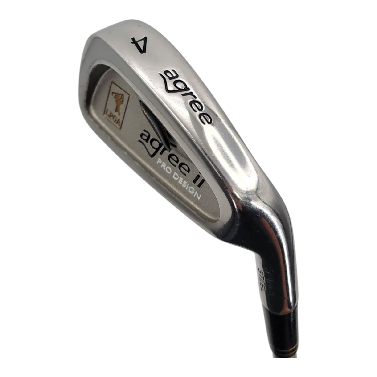 Square Two LPGA Agree II Pro Design Stainless Steel 4 Iron Ladies Graphite Shaft