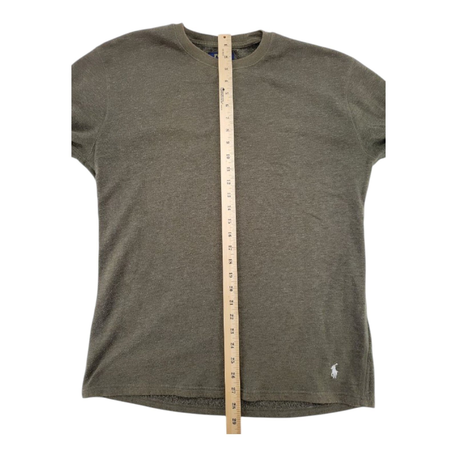 Polo Ralph Lauren Green Fleece Pullover Shirt Mens Sleepwear Long Sleeve Size L