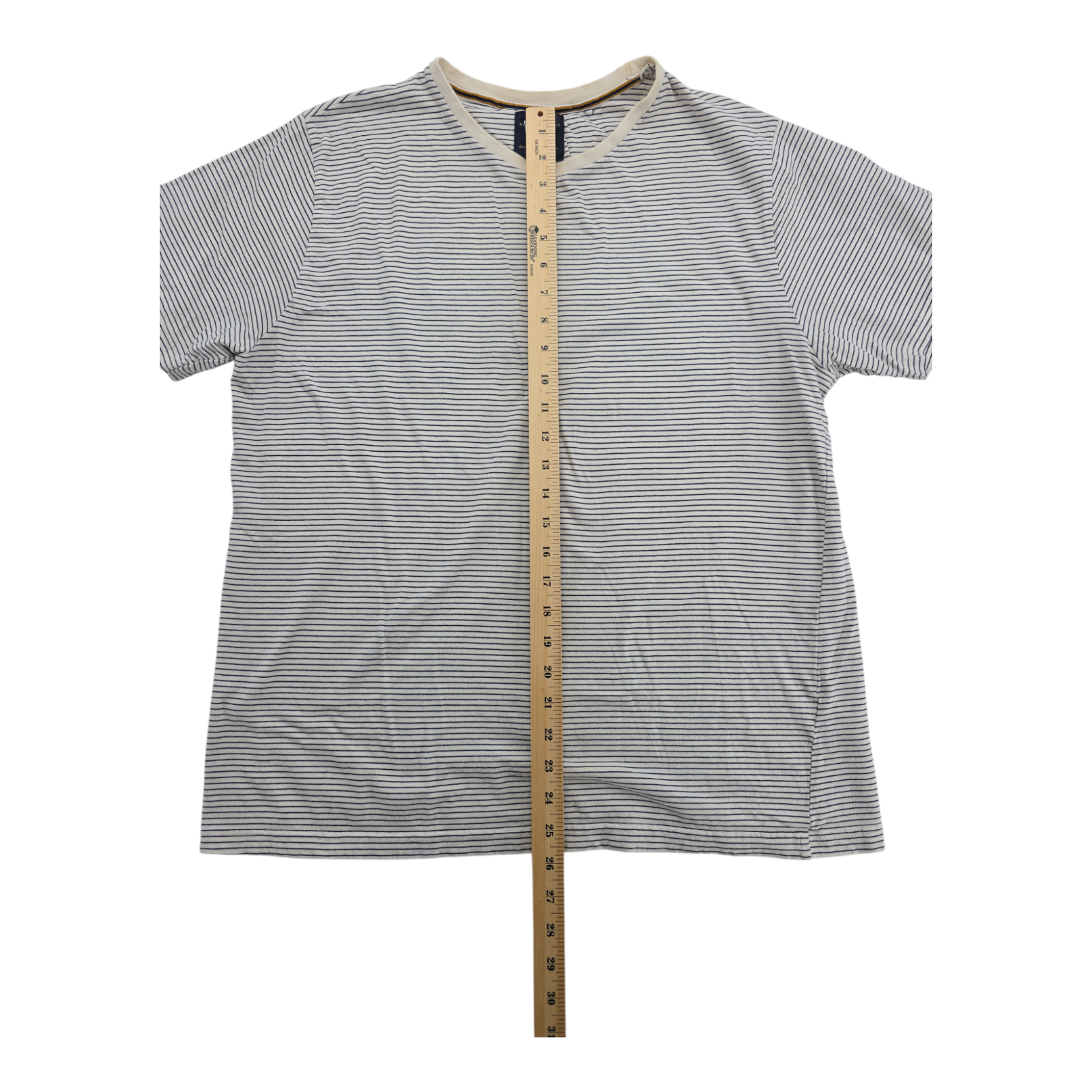 Denim & Flower Ricky Singh Stiped Short Sleeves T Shirt Mens Size XL