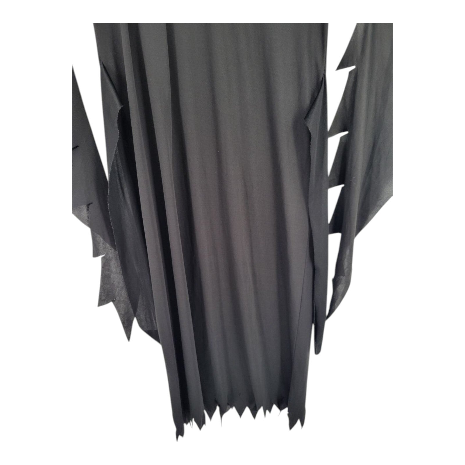 Fun World Black Grim Reaper Hooded Halloween Costume Size 8-10