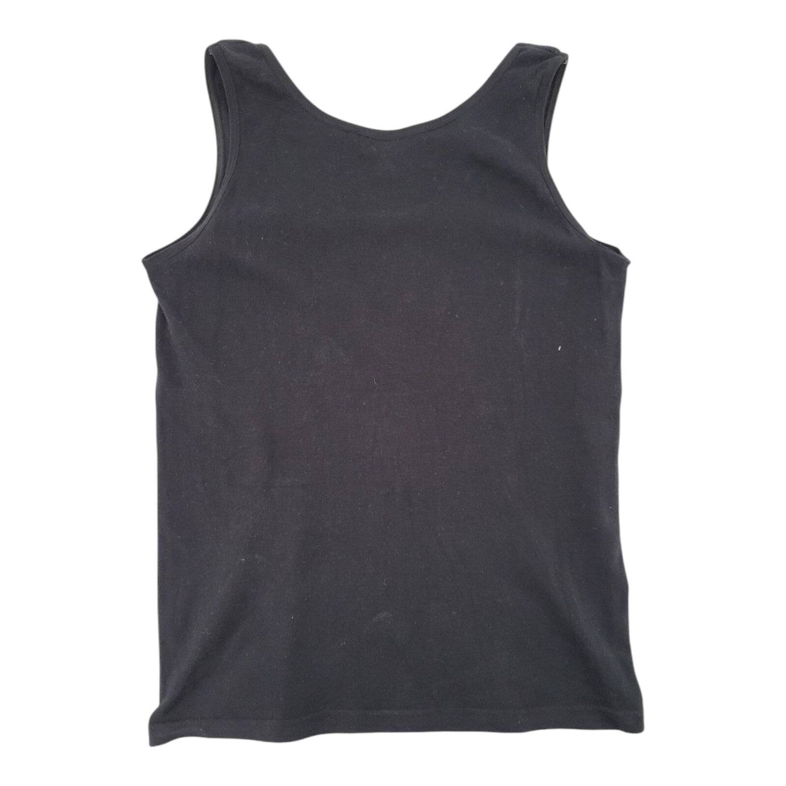 Raffi USA Bahamas Nassau Embroidered Black Tank Top Size M